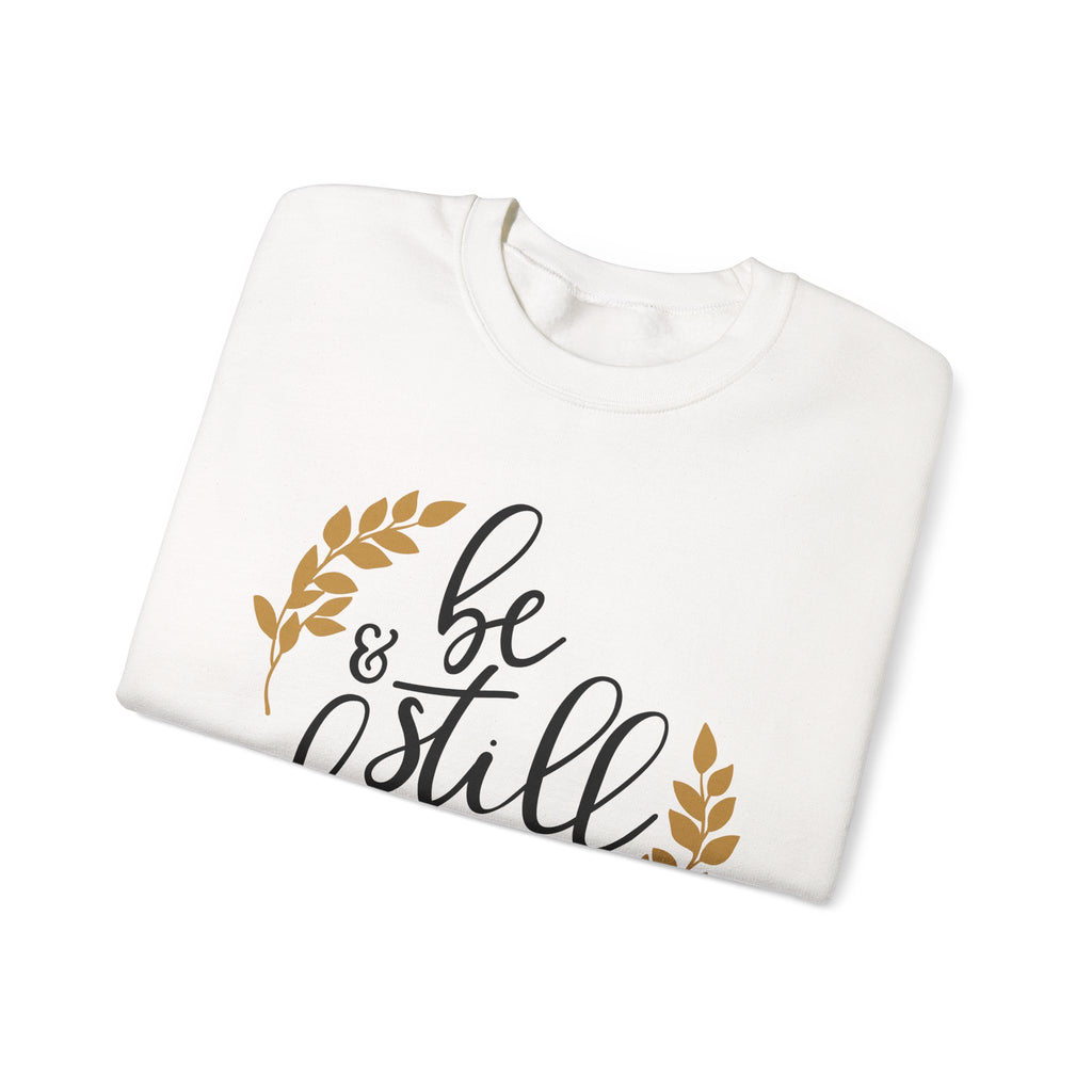 Be Still And Know Psalms 46 10 Unisex Heavy Blend Crewneck Sweatshirt