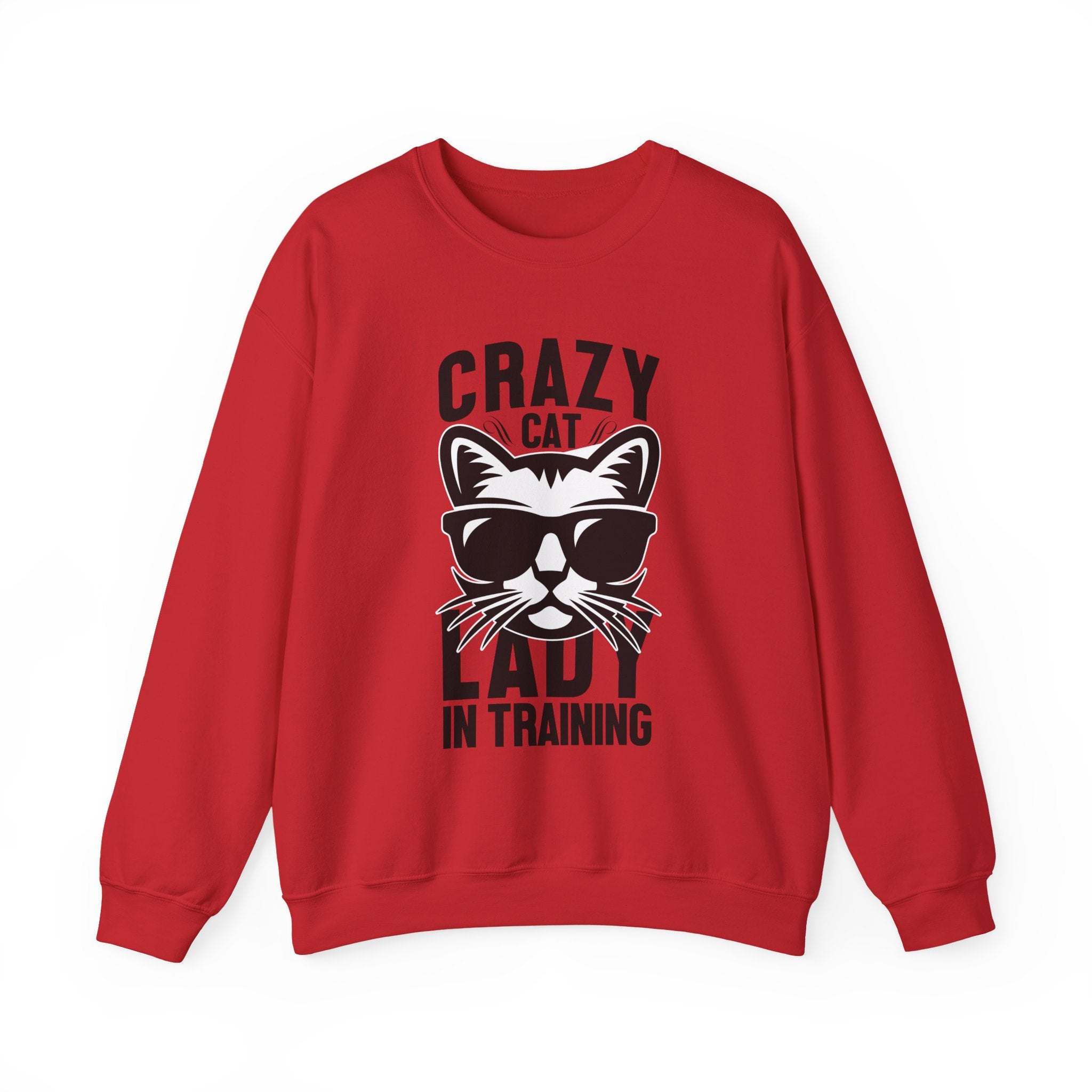 Crazy Car Lady In Training Unisex Heavy Blend Crewneck Sweatshirt