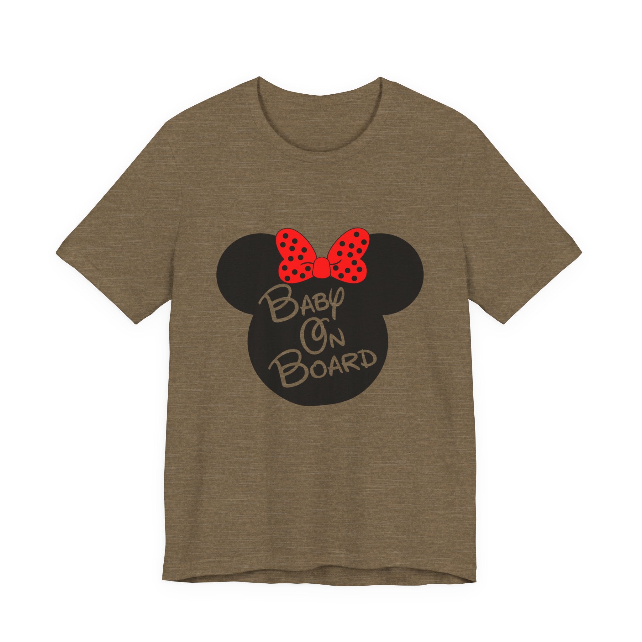 Baby On Board Mouse Ears Unisex Jersey Short Sleeve T-Shirt