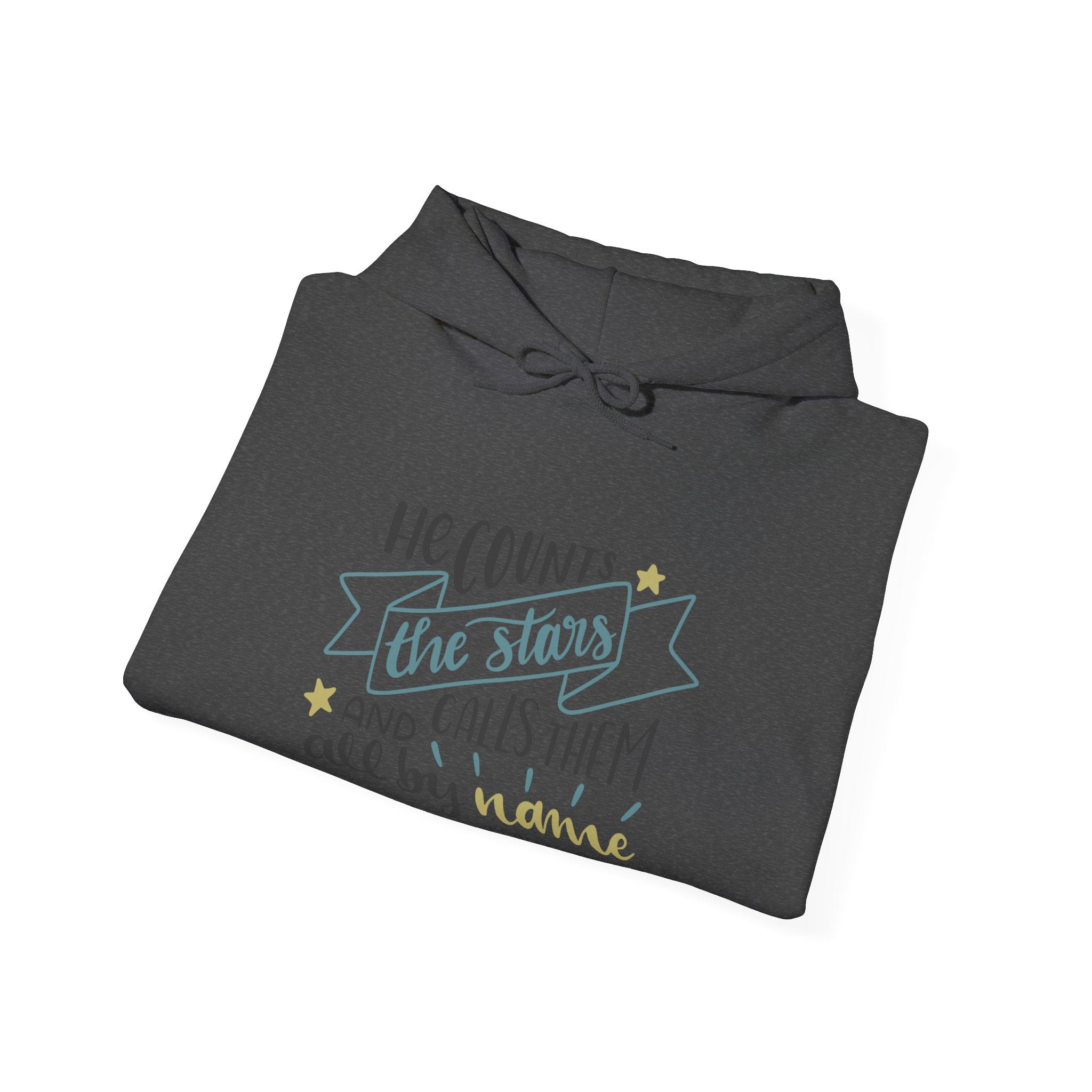 He Counts The Stars And Calls Them All By Name Psalm 147 4 Unisex Heavy Blend Hooded Sweatshirt