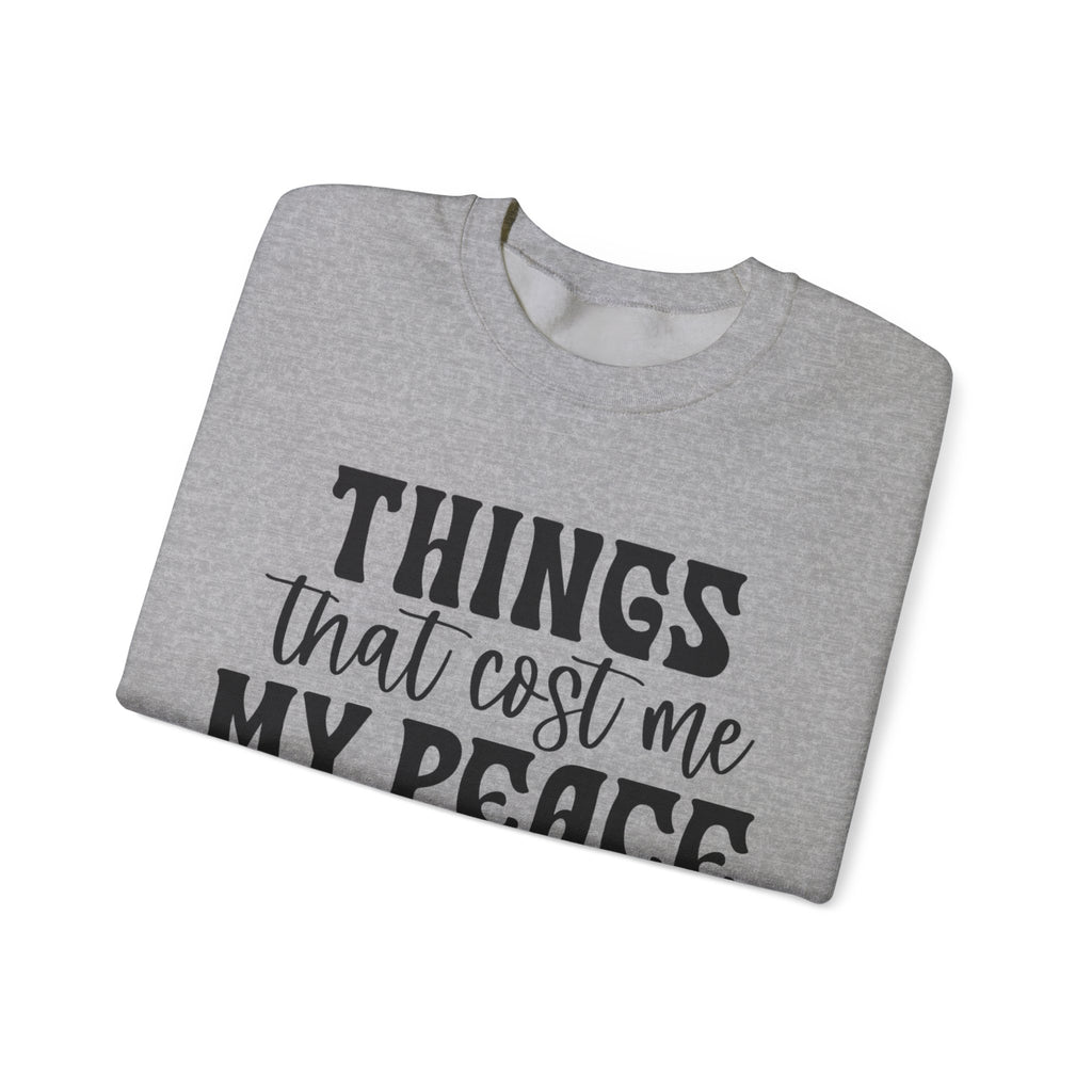 Things That Cost Me Unisex Heavy Blend Crewneck Sweatshirt for Ultimate Comfort