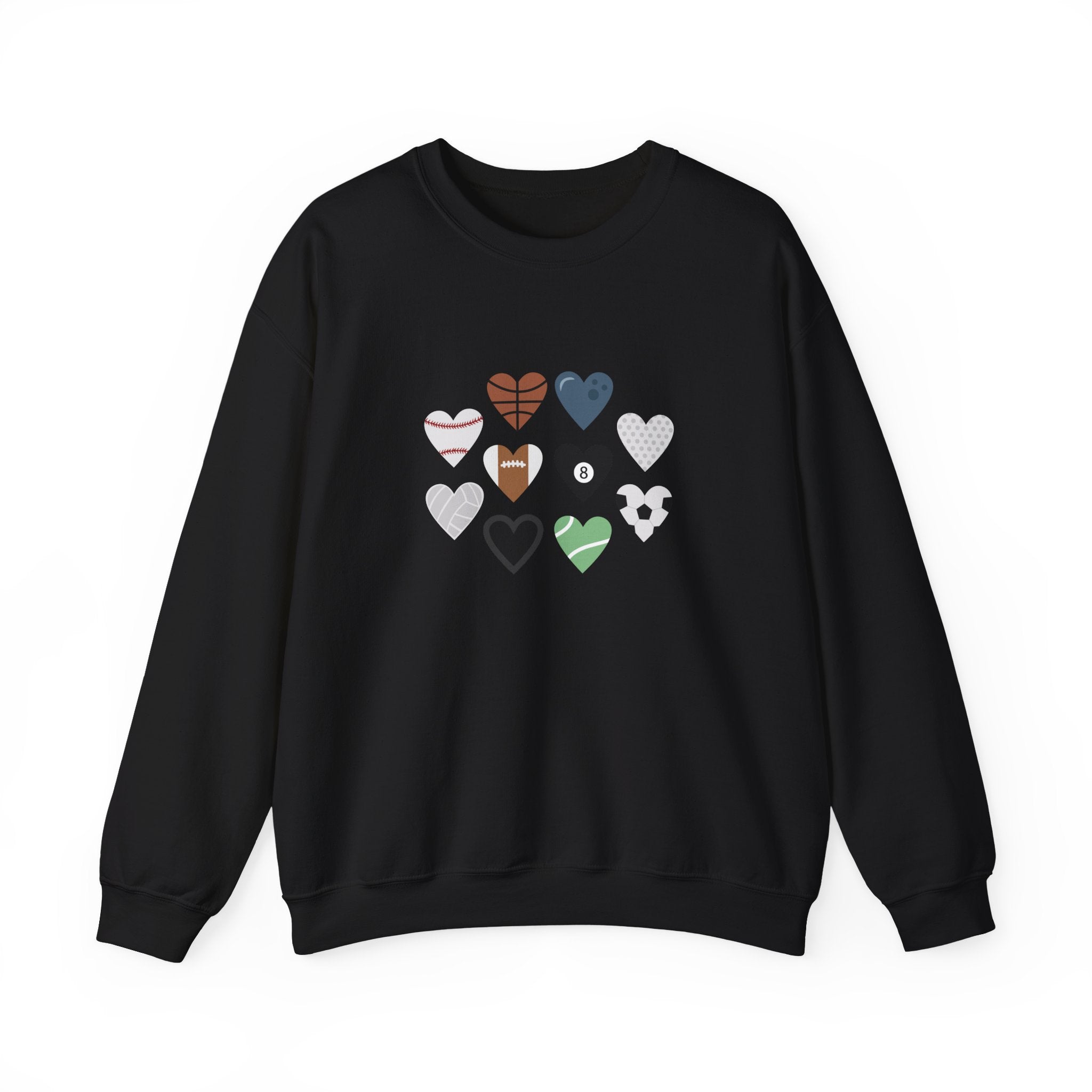 Heart Sports Unisex Heavy Blend Crewneck Sweatshirt for Ultimate Comfort and Style