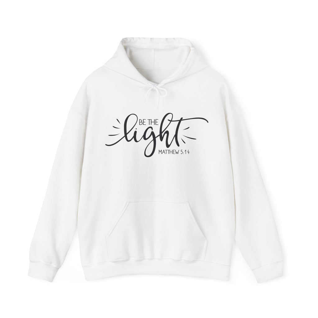 Be The Light Matthew 5 14 Unisex Heavy Blend Hooded Sweatshirt for Comfort and Warmth