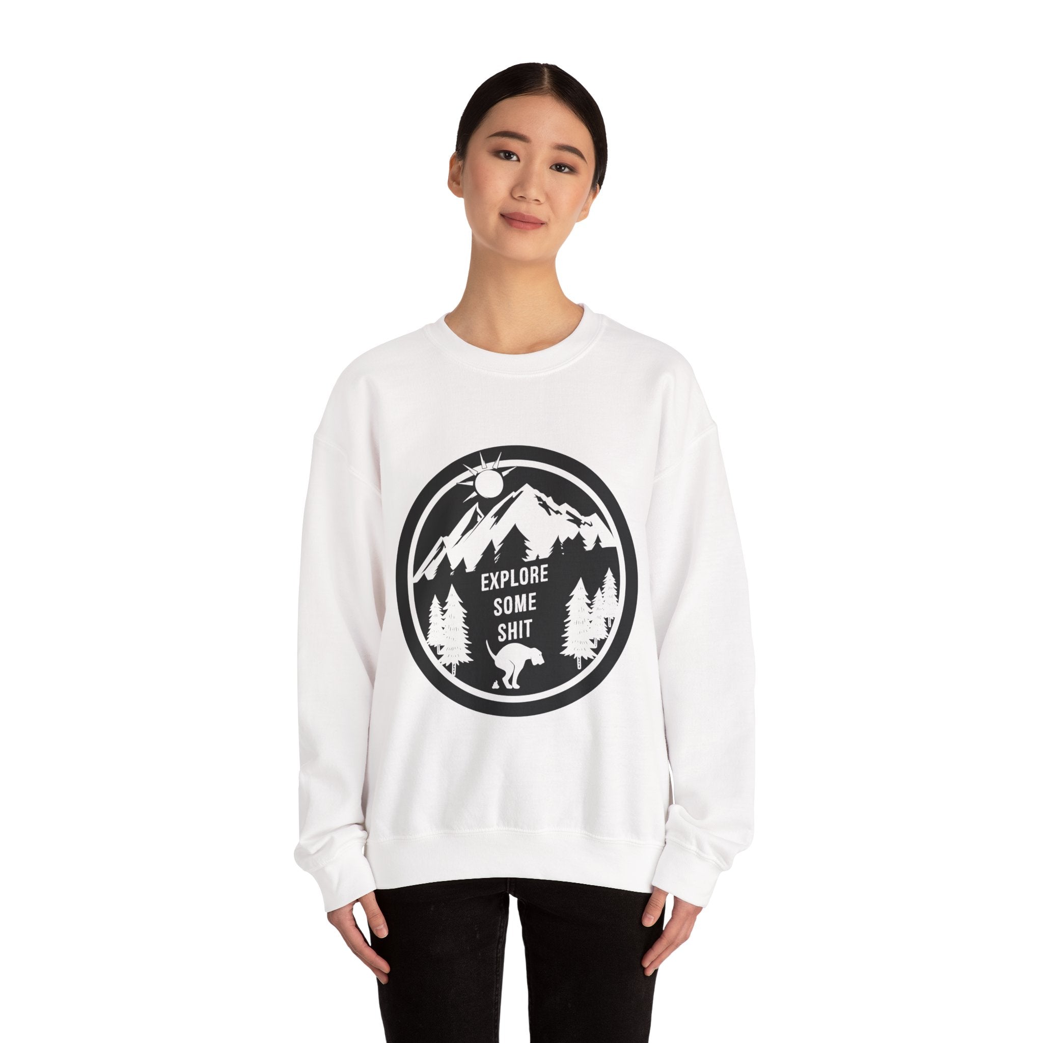 Explore Some Comfort Unisex Heavy Blend Crewneck Sweatshirt