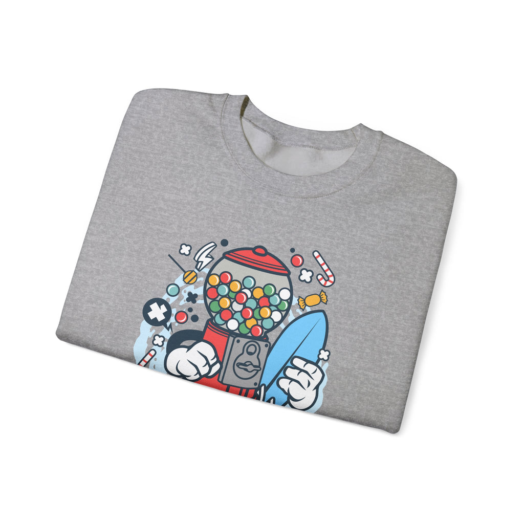 Candy Machine Surfer Unisex Heavy Blend Crewneck Sweatshirt