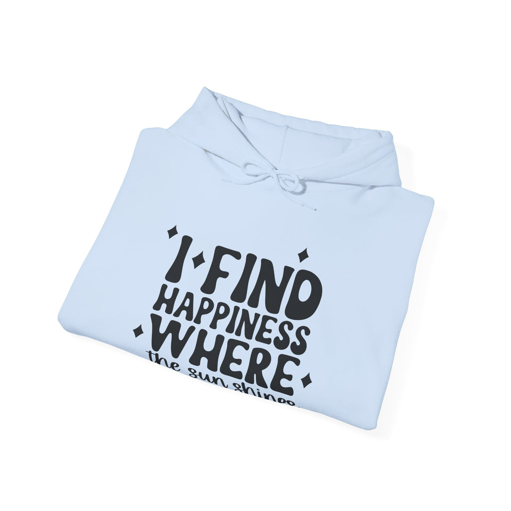 I Find Happiness Where The Sunshines Unisex Heavy Blend Hooded Sweatshirt