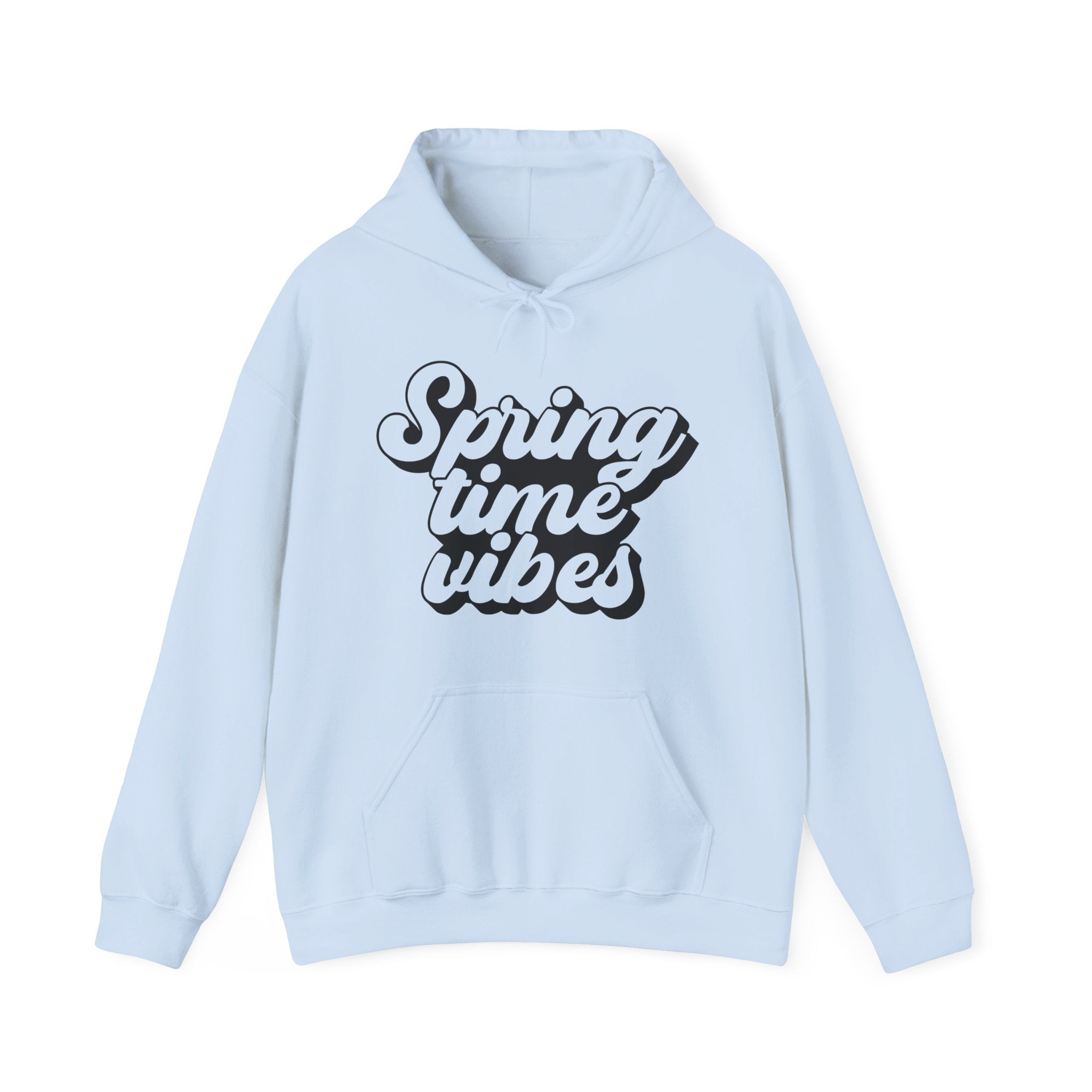 Spring Time Vibes Unisex Heavy Blend Hooded Sweatshirt for Ultimate Comfort