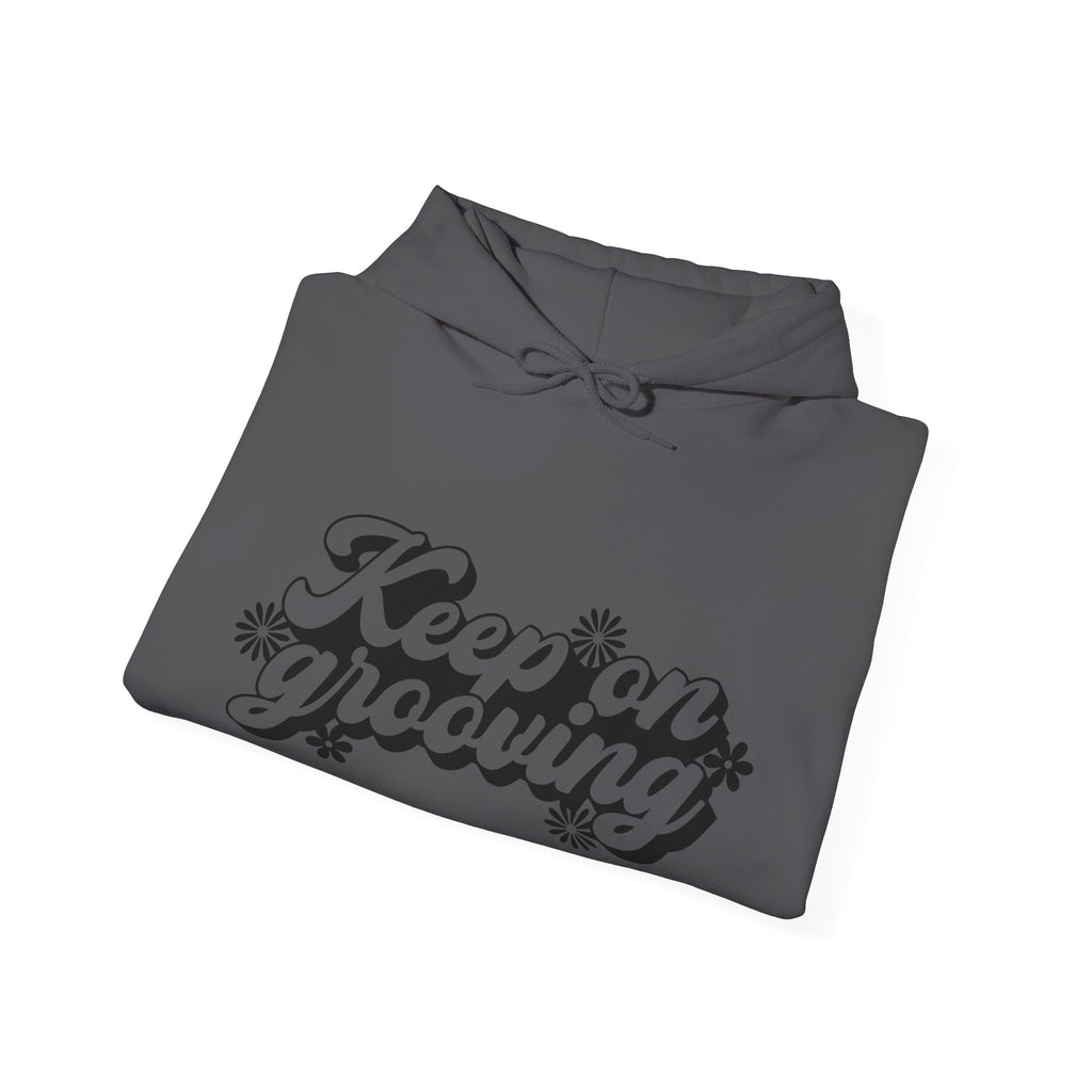 Keep On Grooving Flowers Unisex Heavy Blend Hooded Sweatshirt