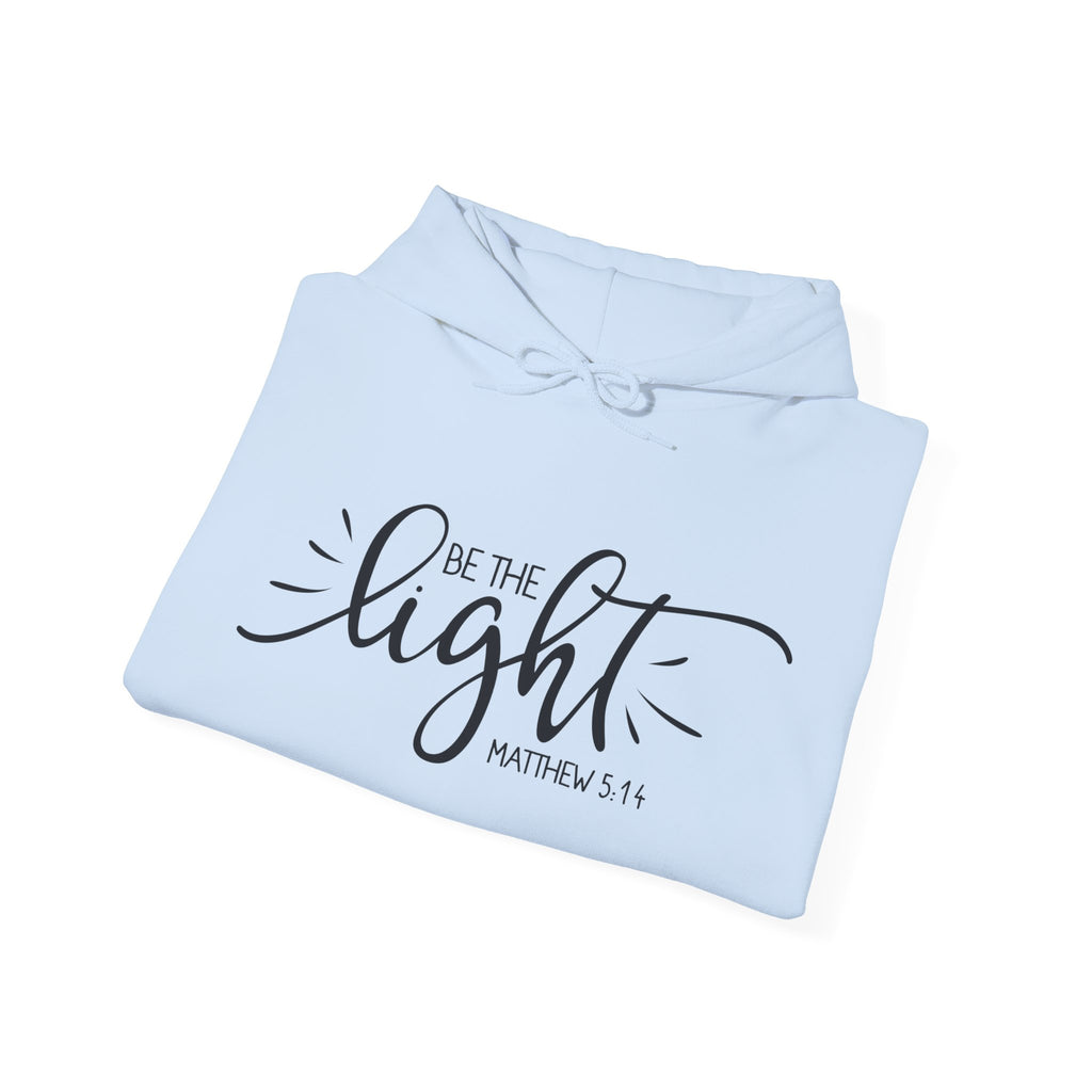Be The Light Matthew 5 14 Unisex Heavy Blend Hooded Sweatshirt for Comfort and Warmth