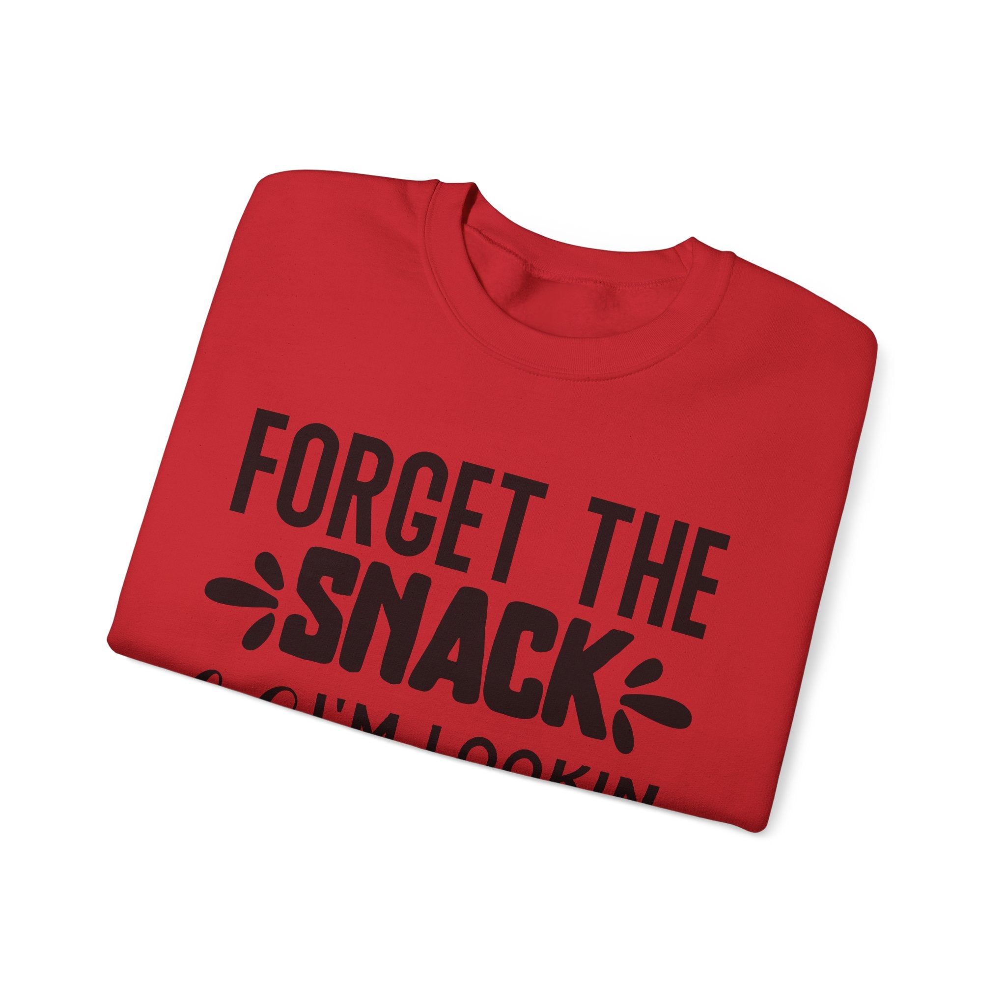Forget The Snack I Am Looking Like A Nap Unisex Heavy Blend Crewneck Sweatshirt