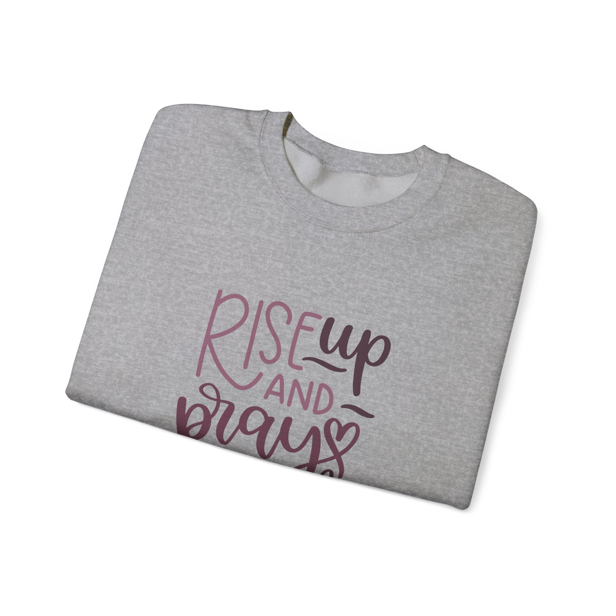 Rise Up And Pray Luke 22 46 Unisex Heavy Blend Crewneck Sweatshirt