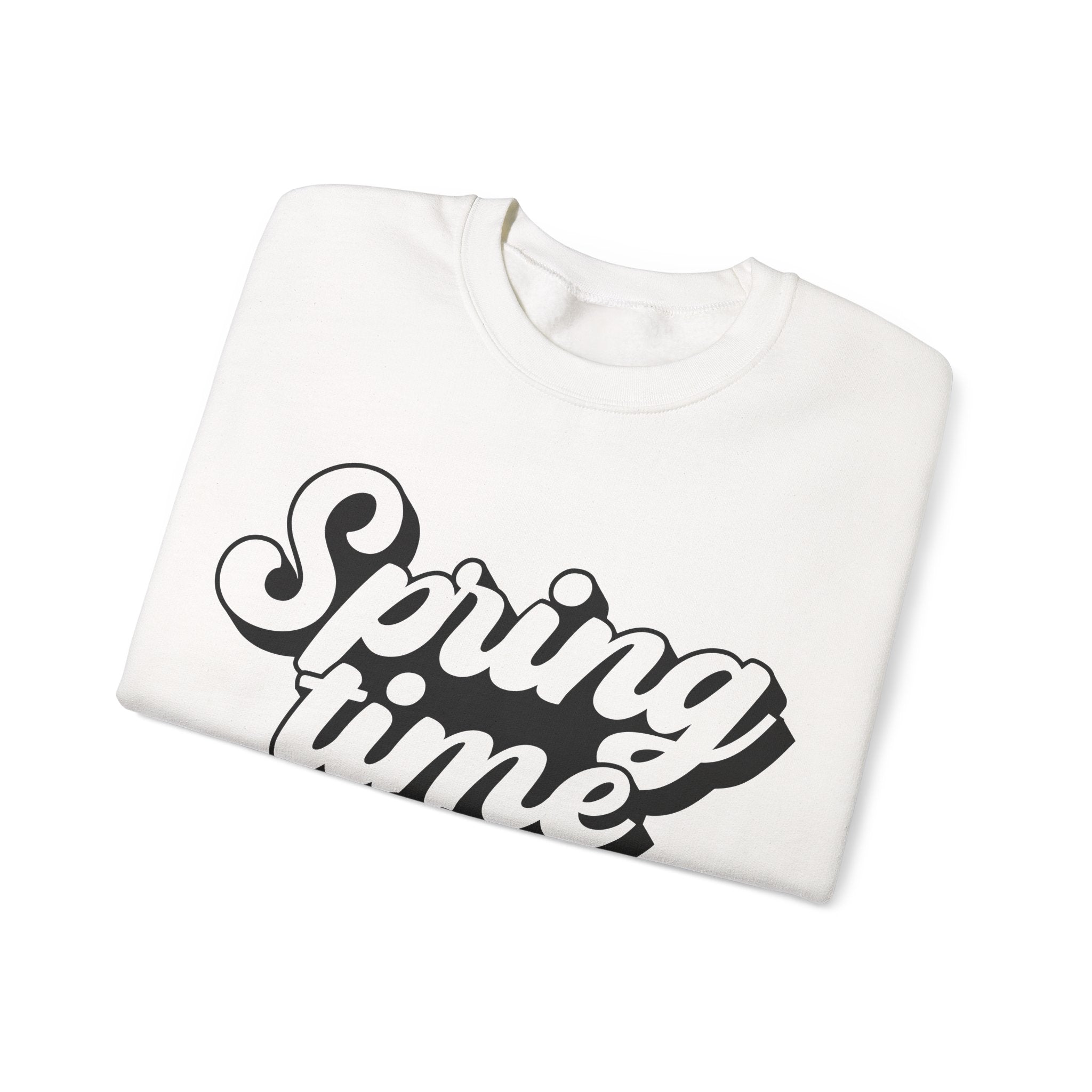 Spring Time Vibes Unisex Heavy Blend Crewneck Sweatshirt for Ultimate Comfort