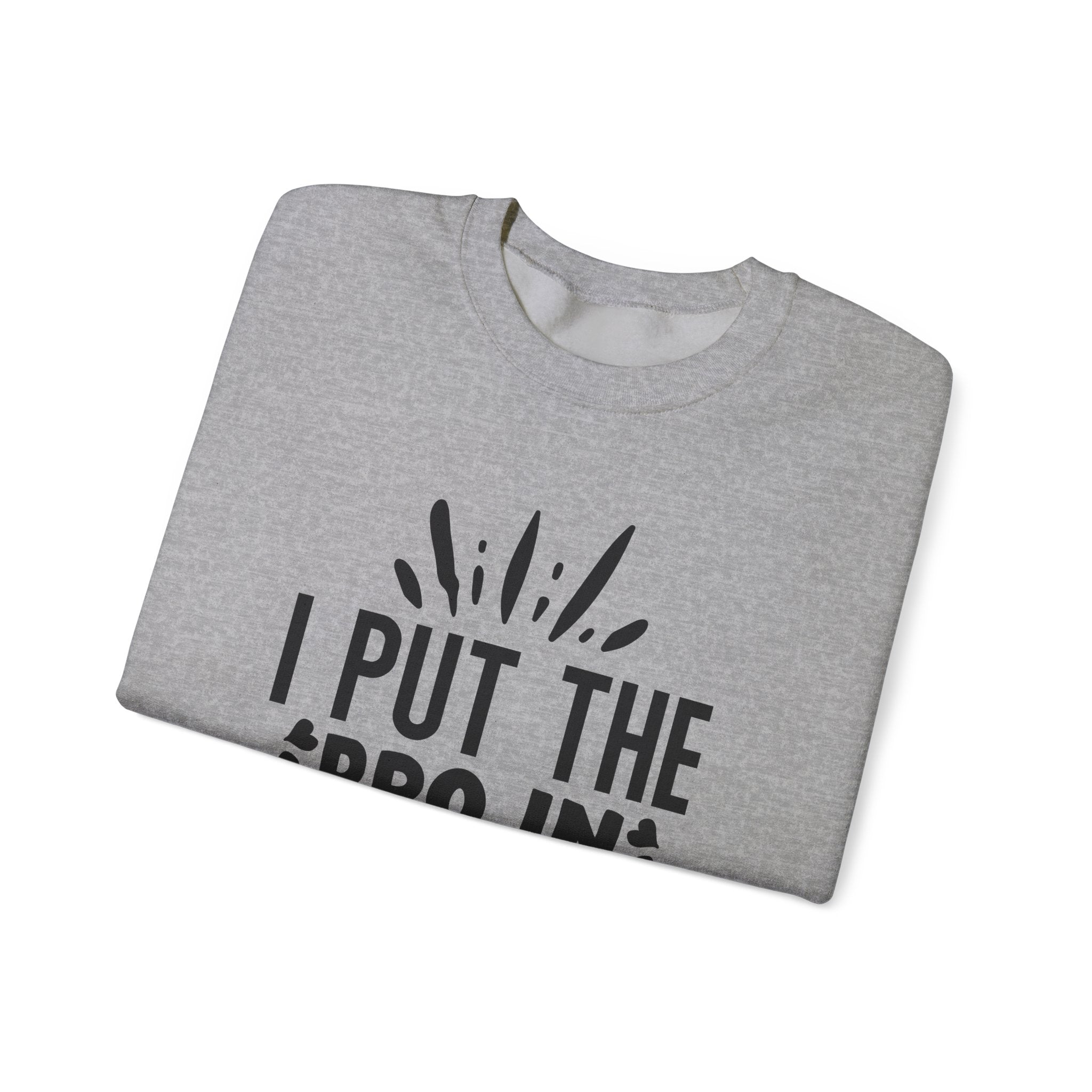 I Put The Pro In Procrastinate Unisex Heavy Blend Crewneck Sweatshirt