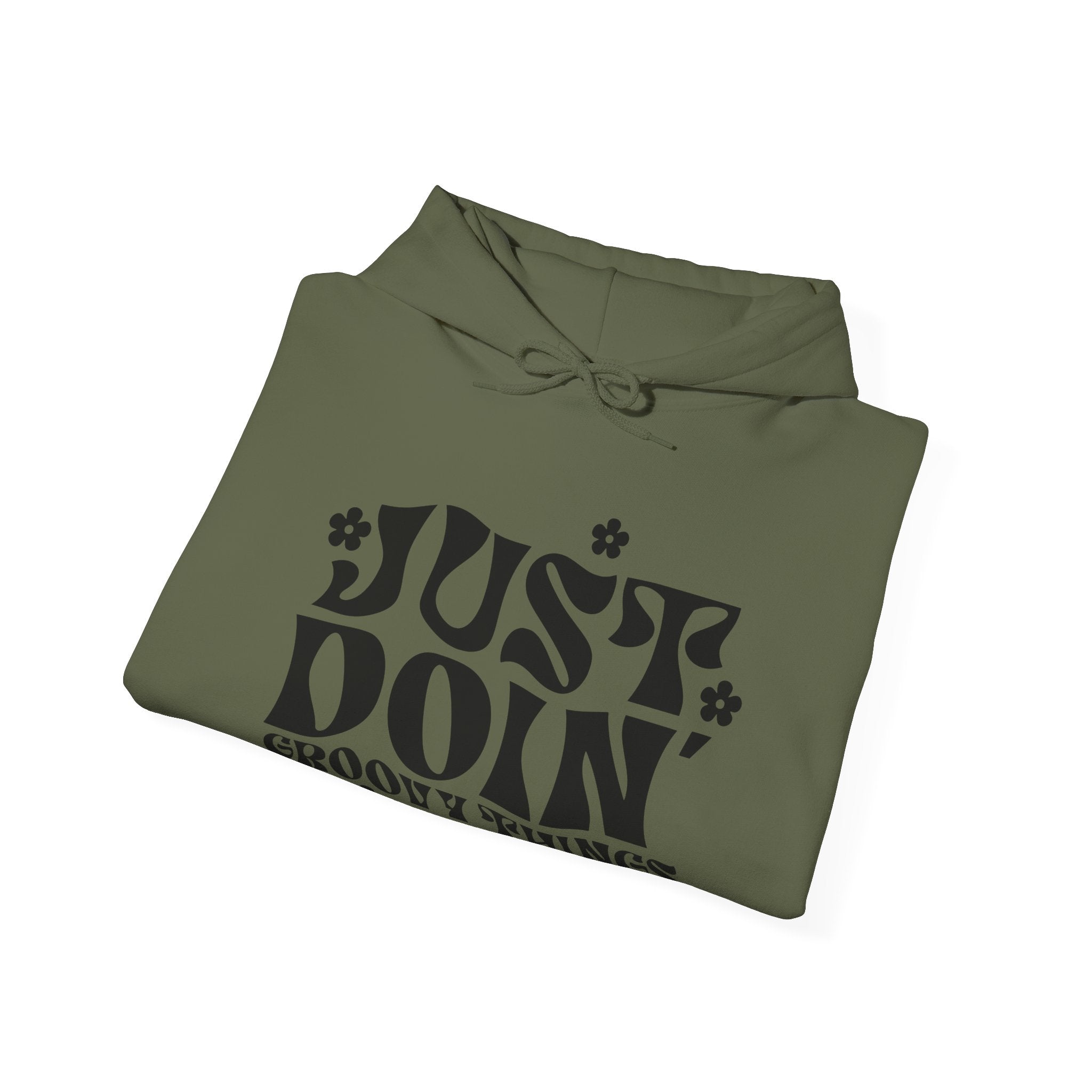 Just Doing Groovy Things Unisex Heavy Blend Hooded Sweatshirt
