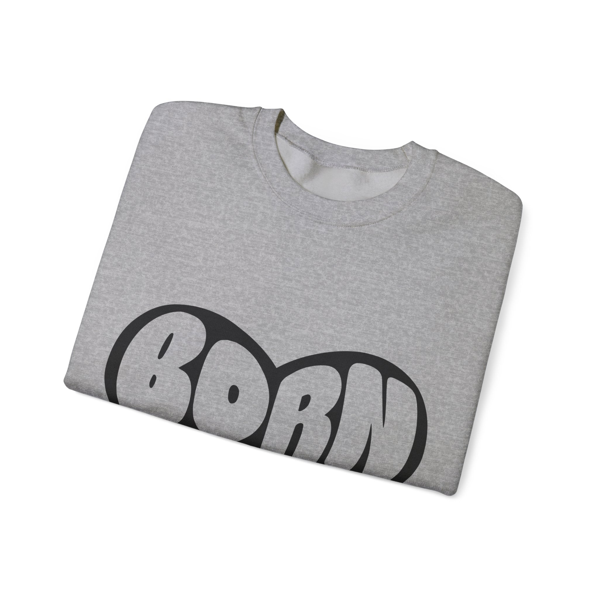 Born In The 90s Black Unisex Heavy Blend Crewneck Sweatshirt