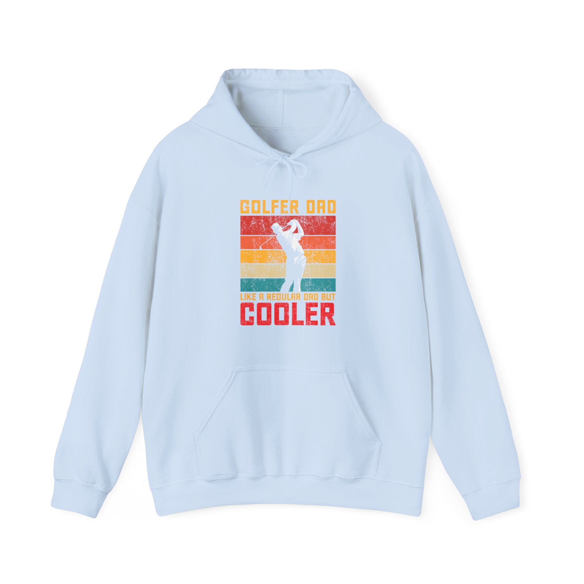 Golfer Dad Like A Regular Dad But Cooler Unisex Heavy Blend Hooded Sweatshirt