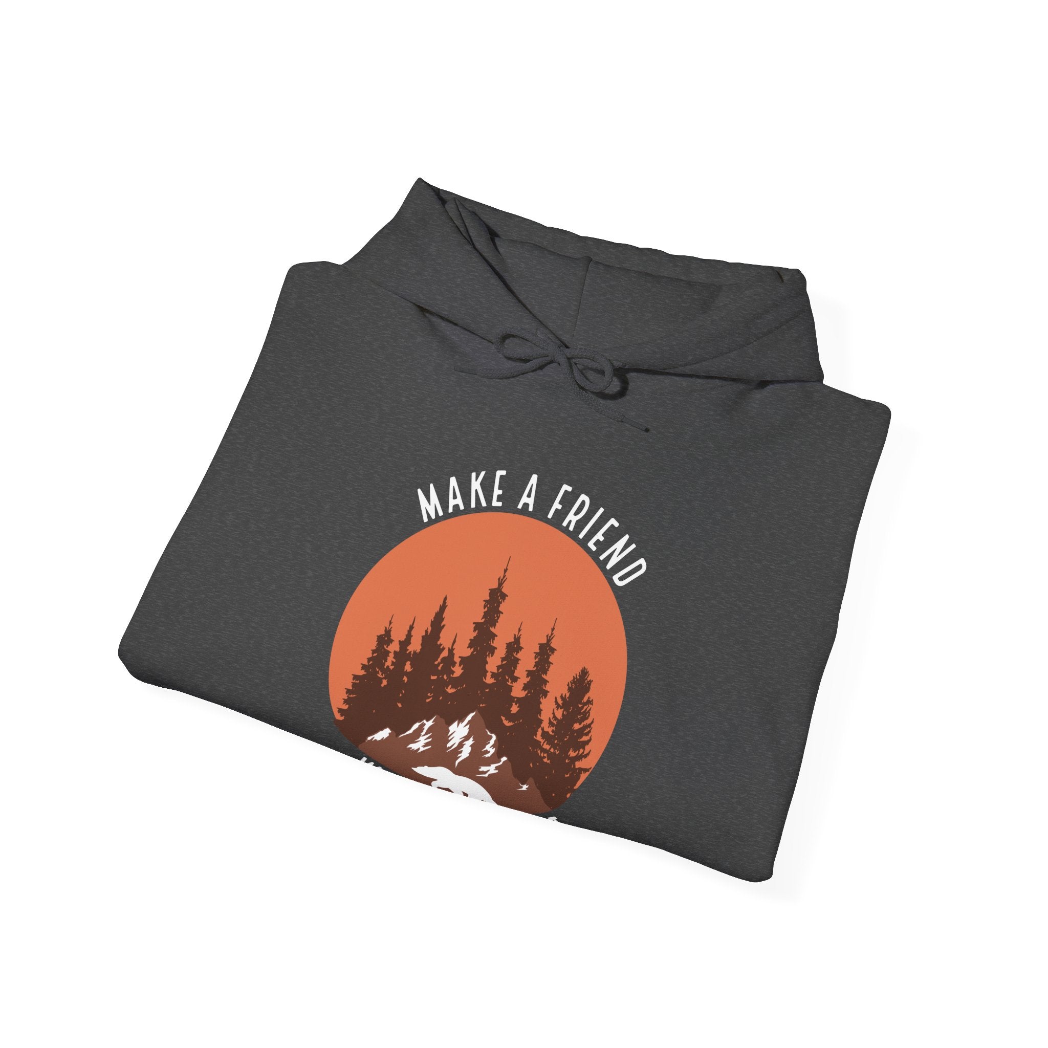Make A Friend With A Forest Unisex Heavy Blend Hooded Sweatshirt