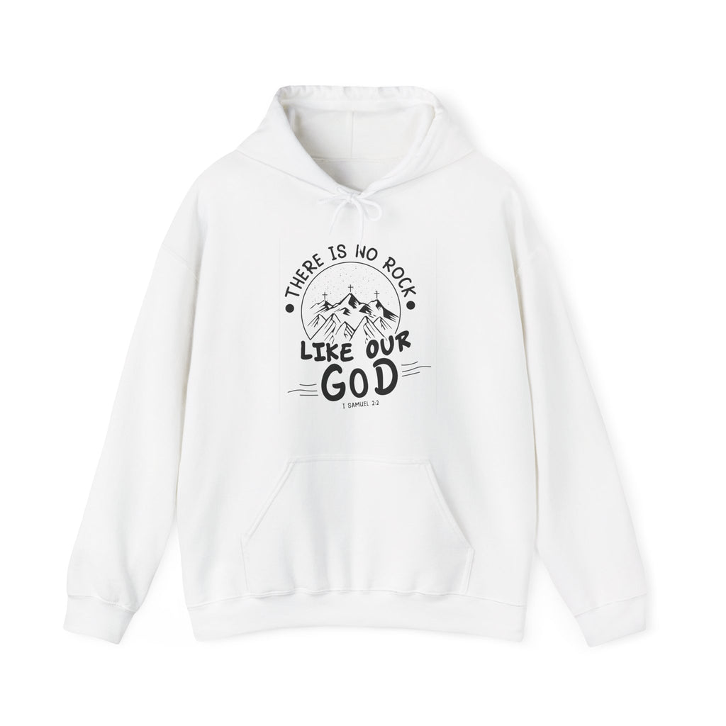 There Is No Rock Like Our God Unisex Heavy Blend Hooded Sweatshirt