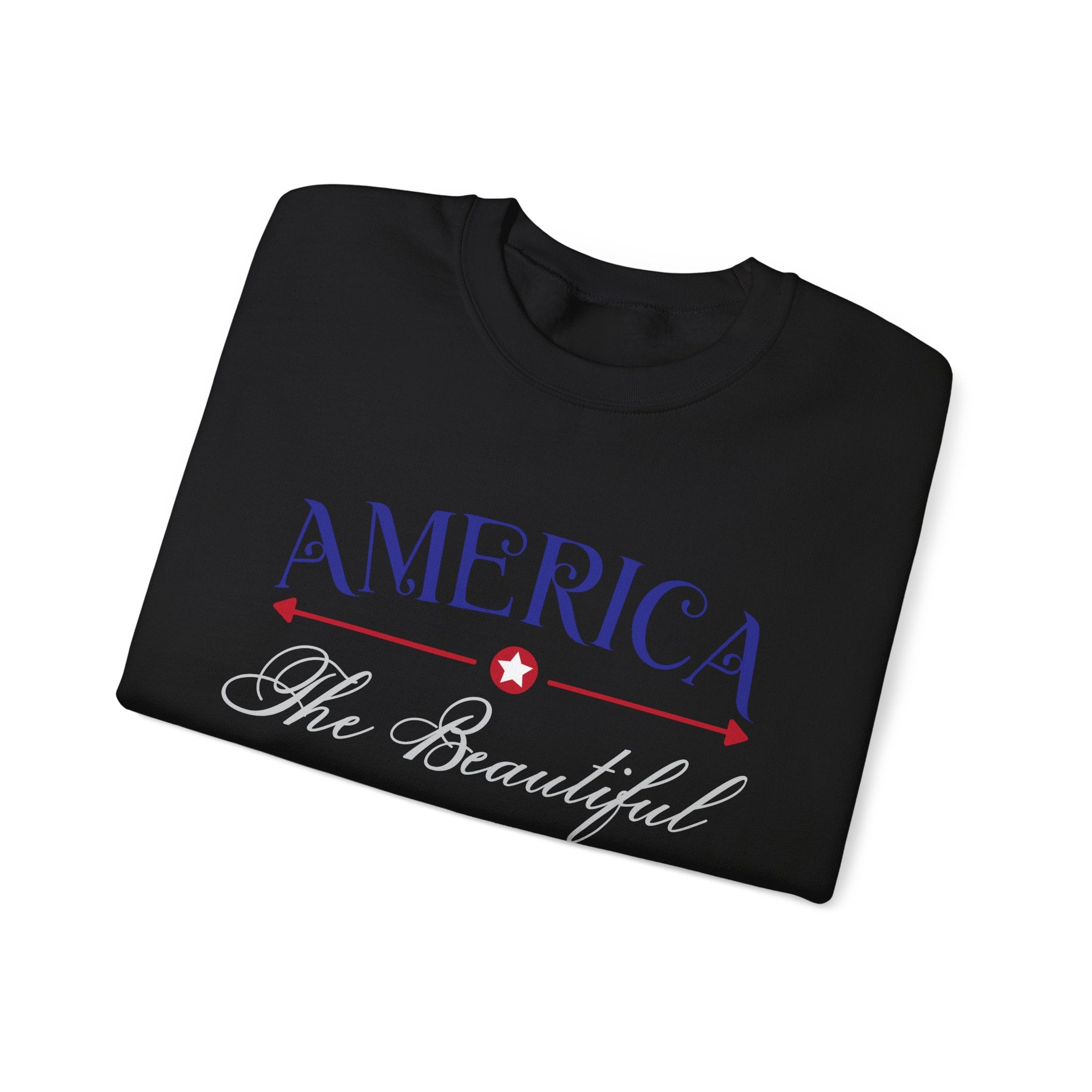 America The Beautiful Established 1776 Unisex Heavy Blend Crewneck Sweatshirt