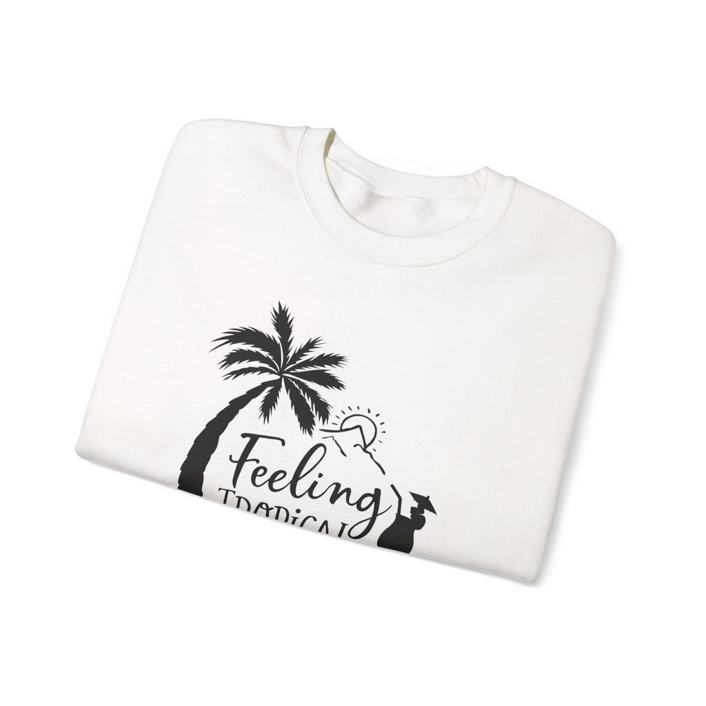 Feeling Tropical Unisex Heavy Blend Crewneck Sweatshirt for Ultimate Comfort