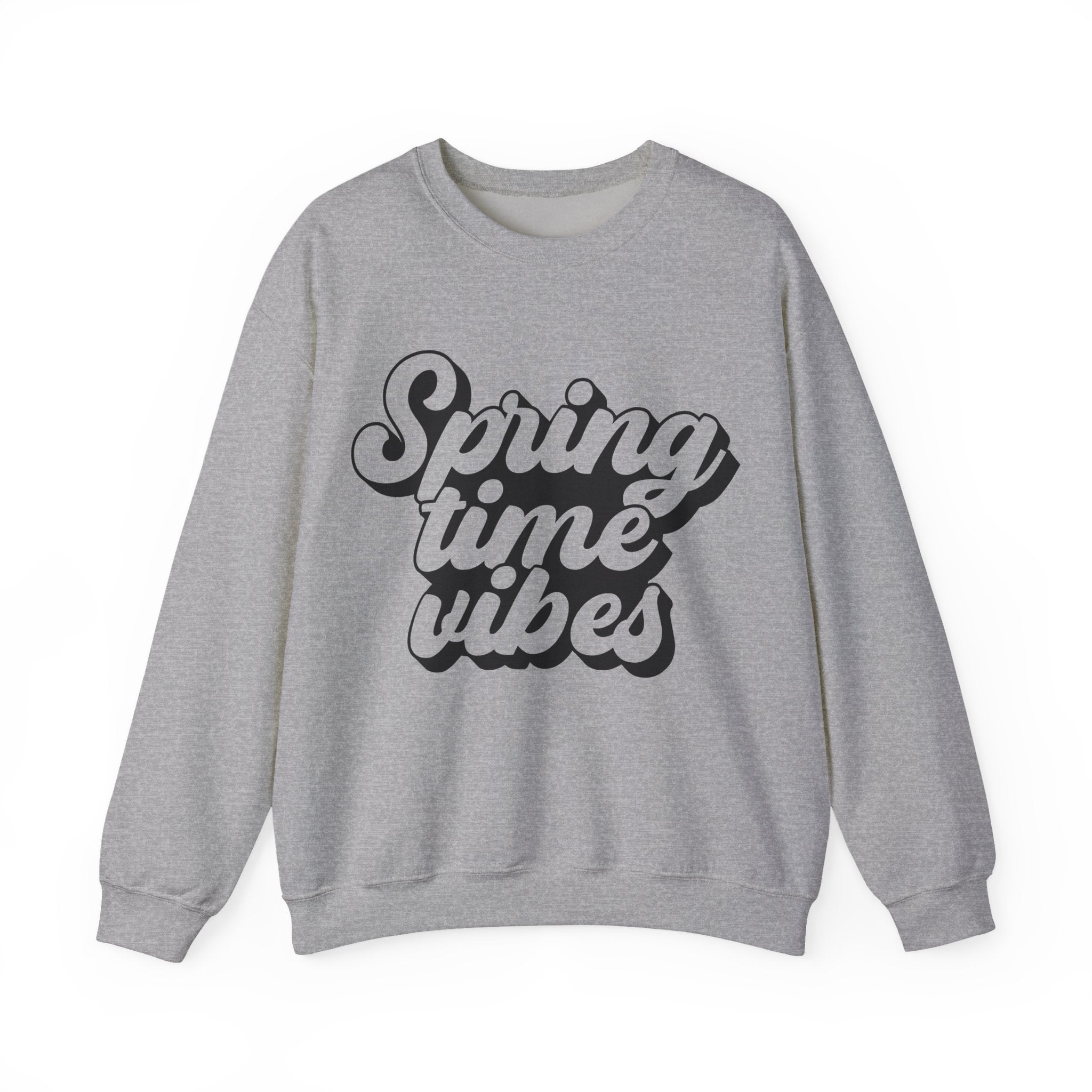 Spring Time Vibes Unisex Heavy Blend Crewneck Sweatshirt for Ultimate Comfort