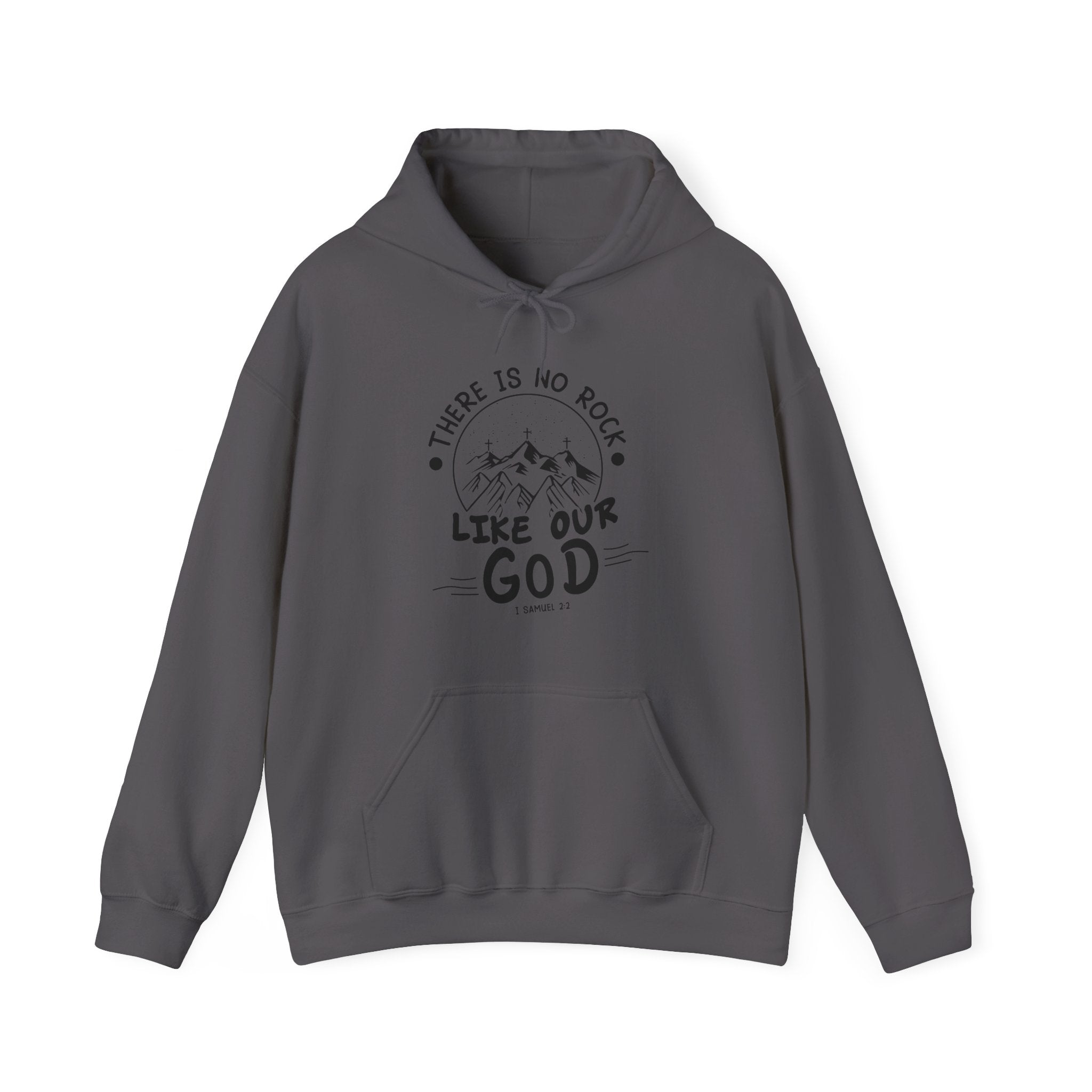 There Is No Rock Like Our God Unisex Heavy Blend Hooded Sweatshirt