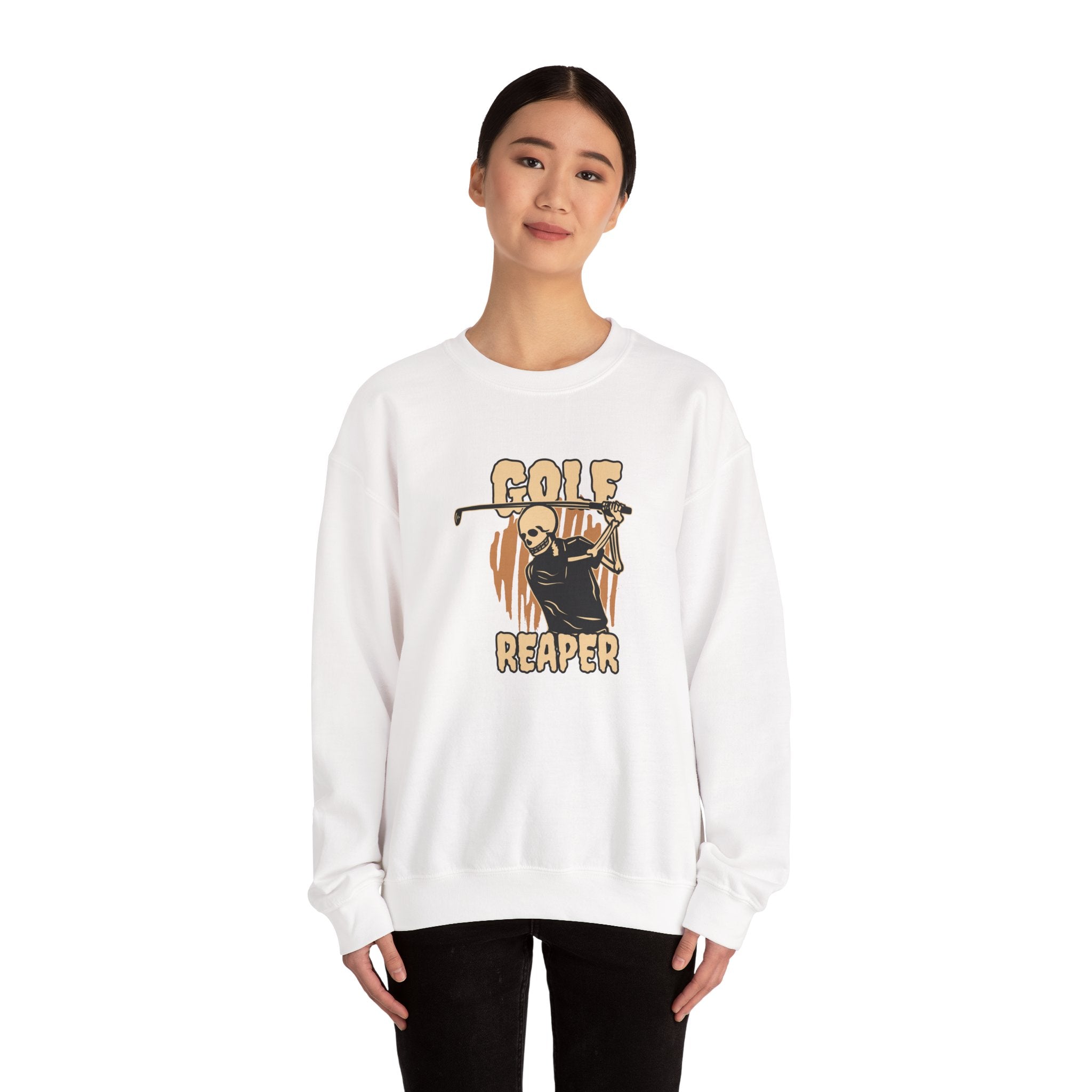 Gold Reaper Unisex Heavy Blend Crewneck Sweatshirt for Ultimate Comfort