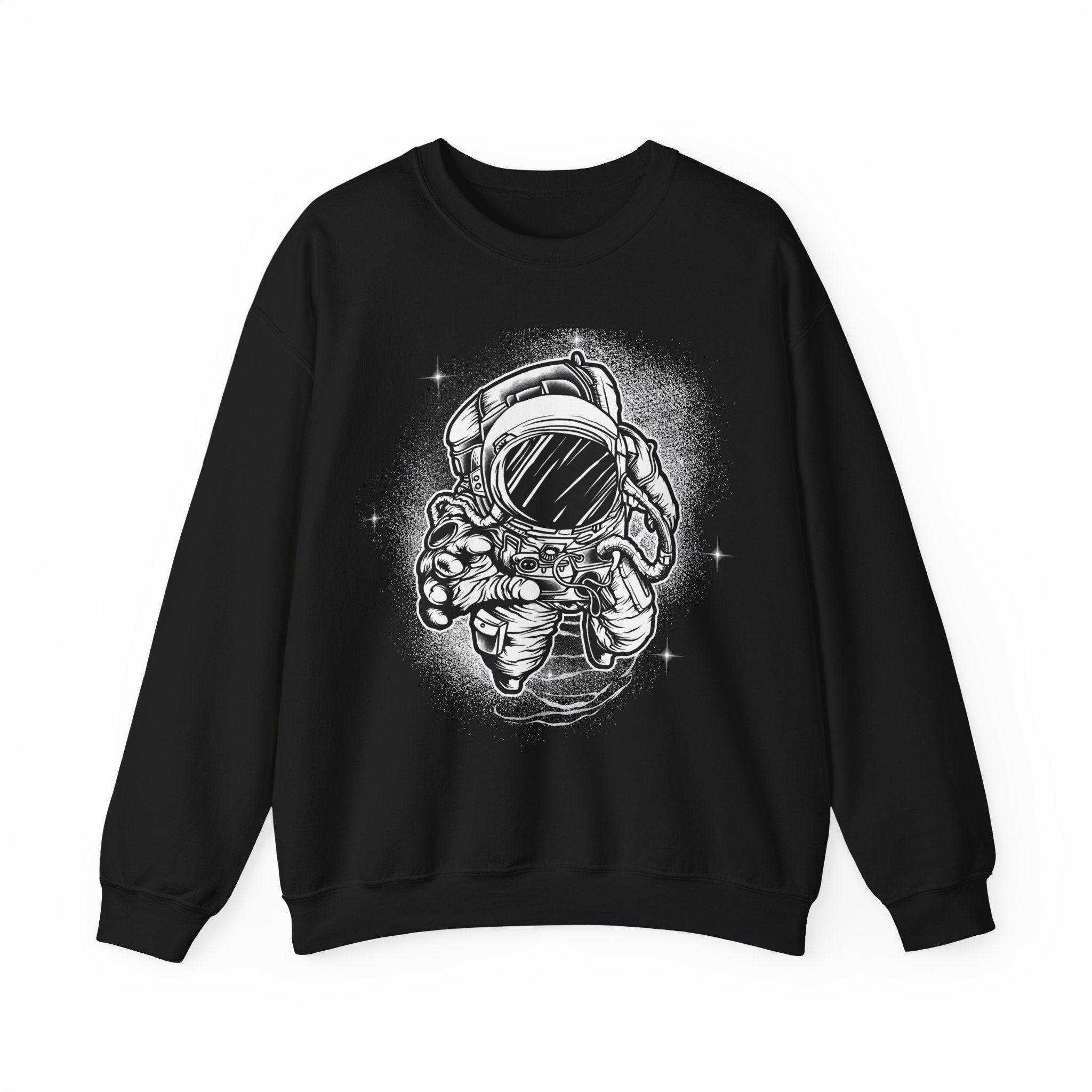 Astronaut Unisex Heavy Blend Crewneck Sweatshirt for Ultimate Comfort