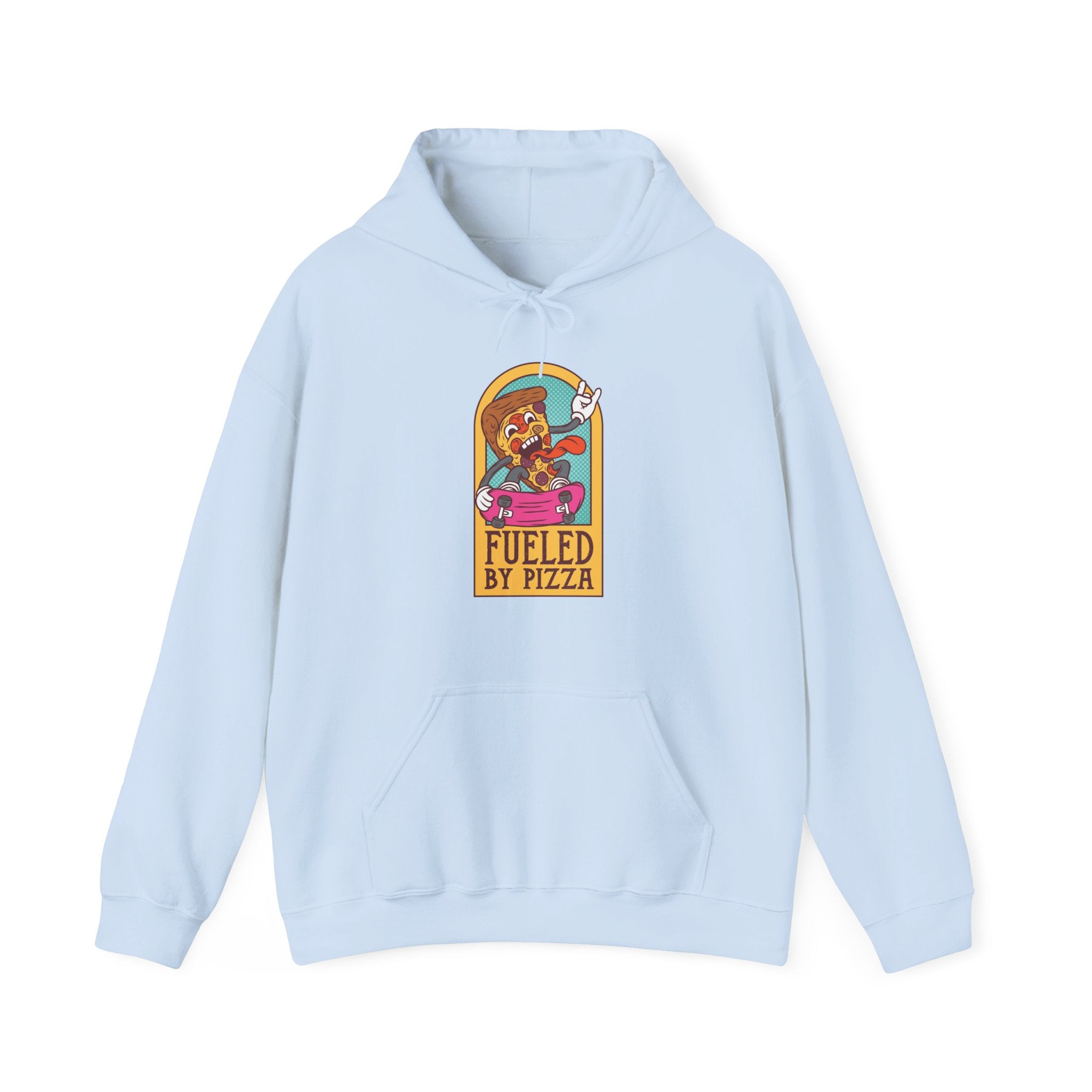 Fueled By Pizza Unisex Heavy Blend Hooded Sweatshirt for Ultimate Comfort