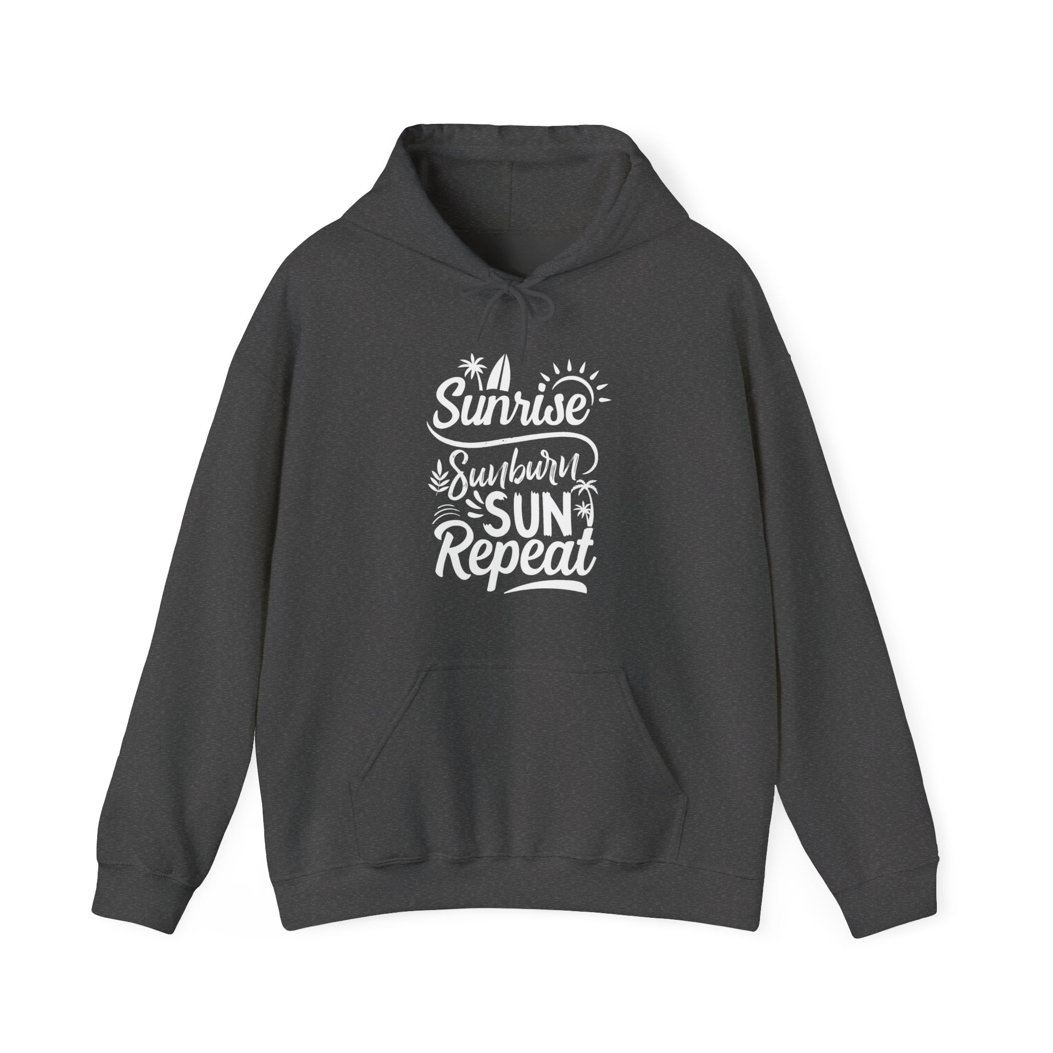 Sunrise Sunburn Sun Repeat Unisex Heavy Blend Hooded Sweatshirt