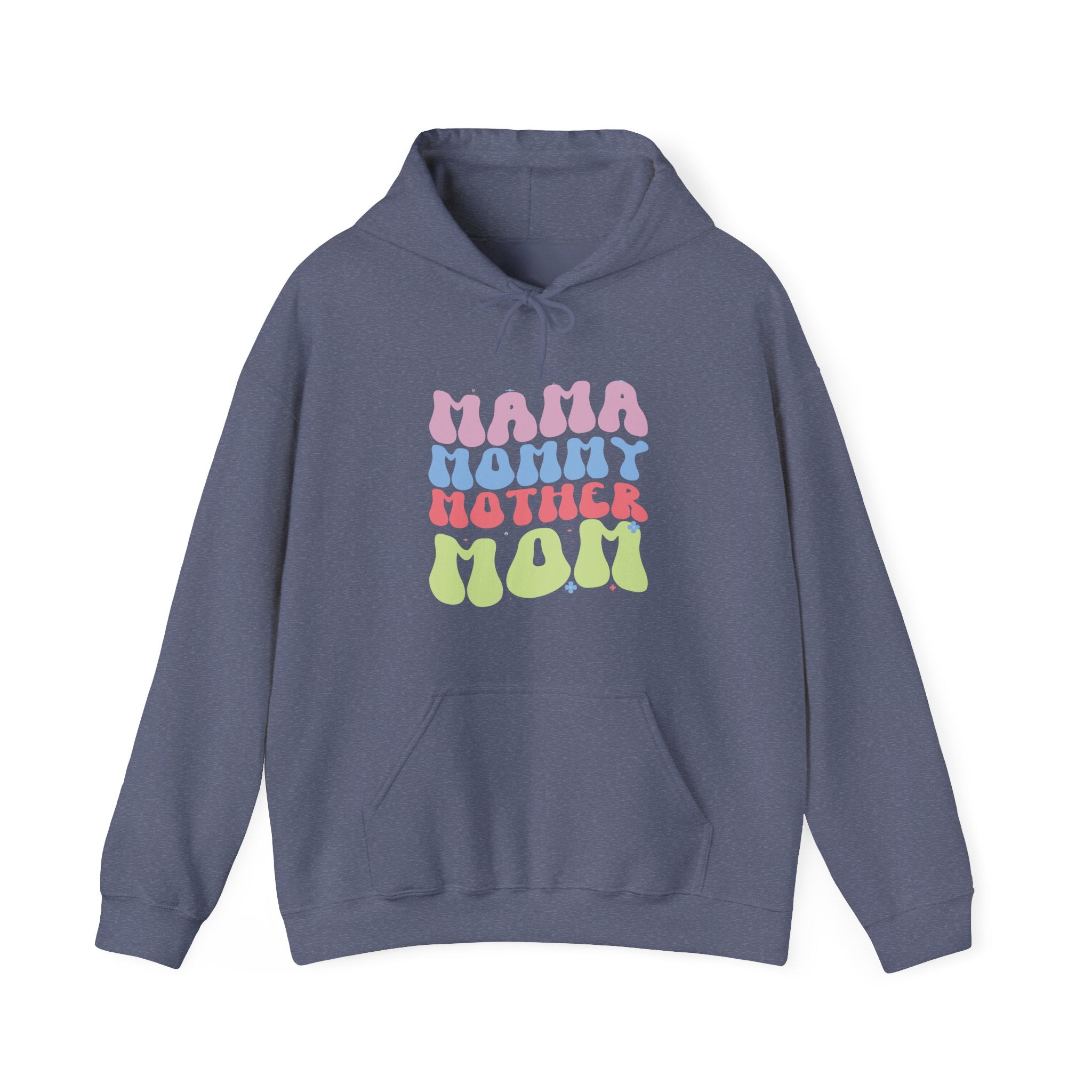Mama Mommy Unisex Heavy Blend Hooded Sweatshirt for Comfort and Warmth