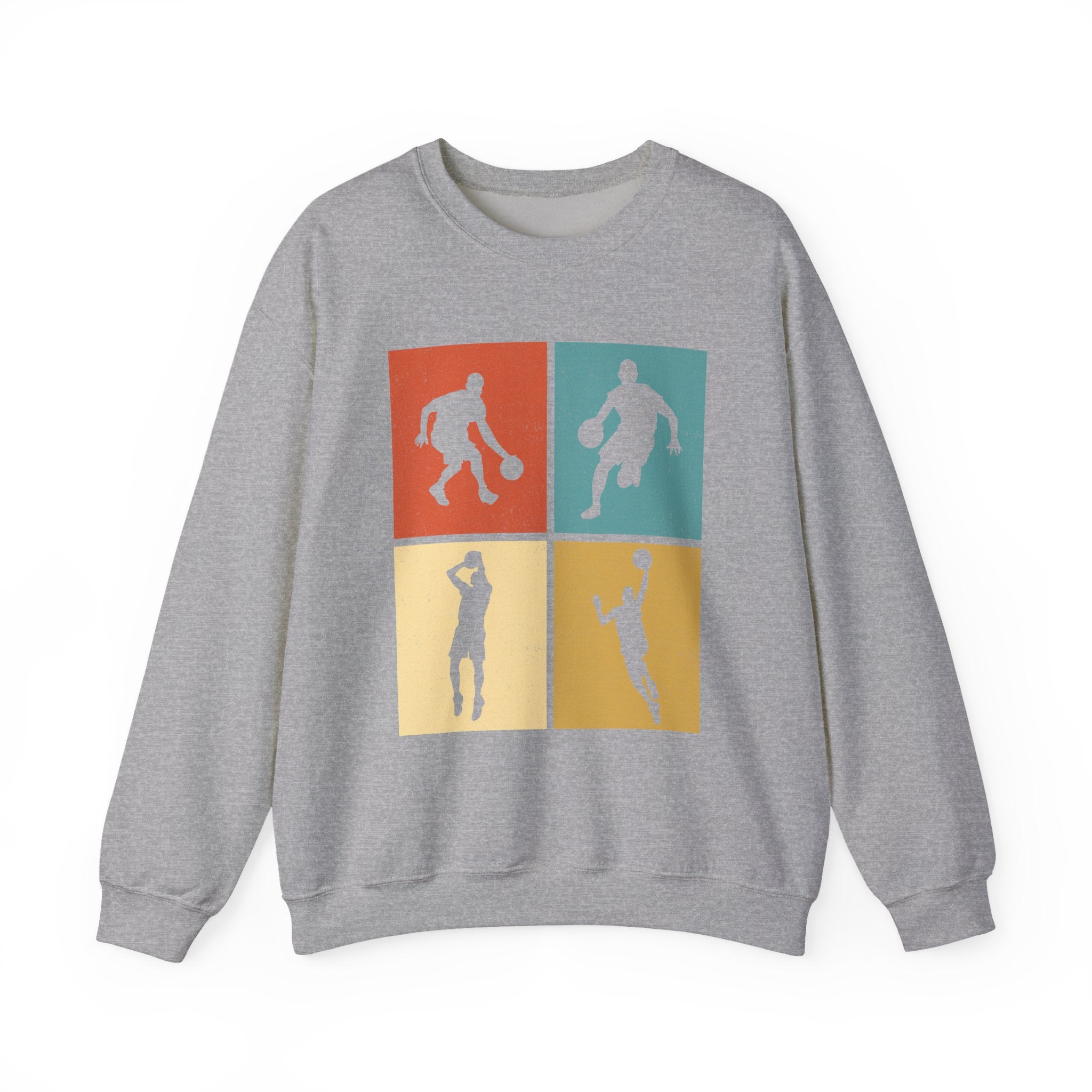 Different Basketball Positions Unisex Heavy Blend Crewneck Sweatshirt