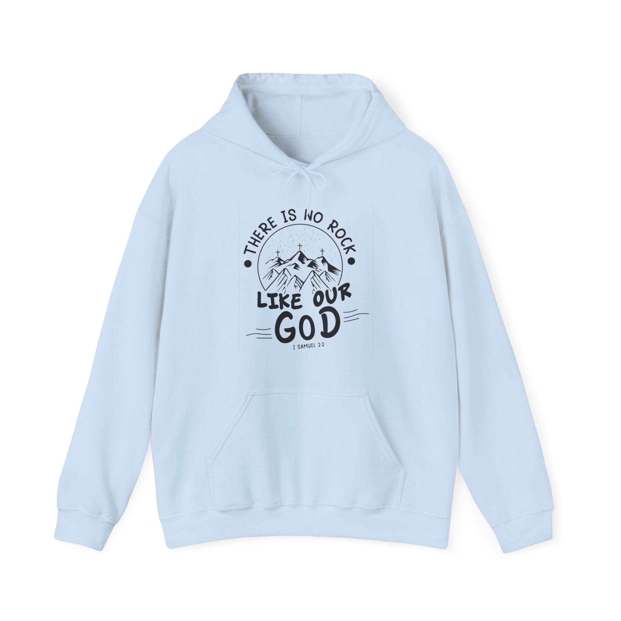 There Is No Rock Like Our God Unisex Heavy Blend Hooded Sweatshirt