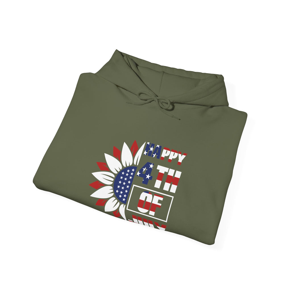 Happy 4th Of July Unisex Heavy Blend Hooded Sweatshirt For Cold Days