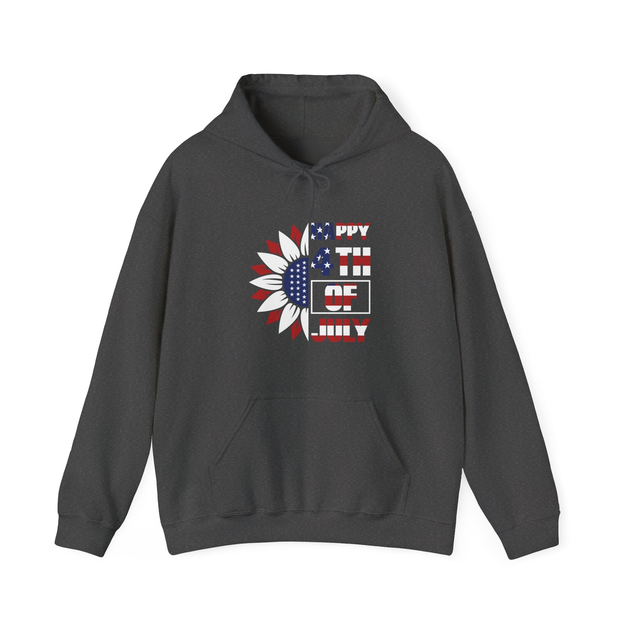 Happy 4th Of July Unisex Heavy Blend Hooded Sweatshirt For Cold Days