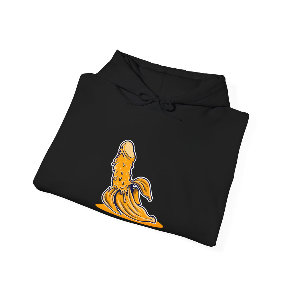 Penis Banana Unisex Heavy Blend Hooded Sweatshirt for Ultimate Comfort