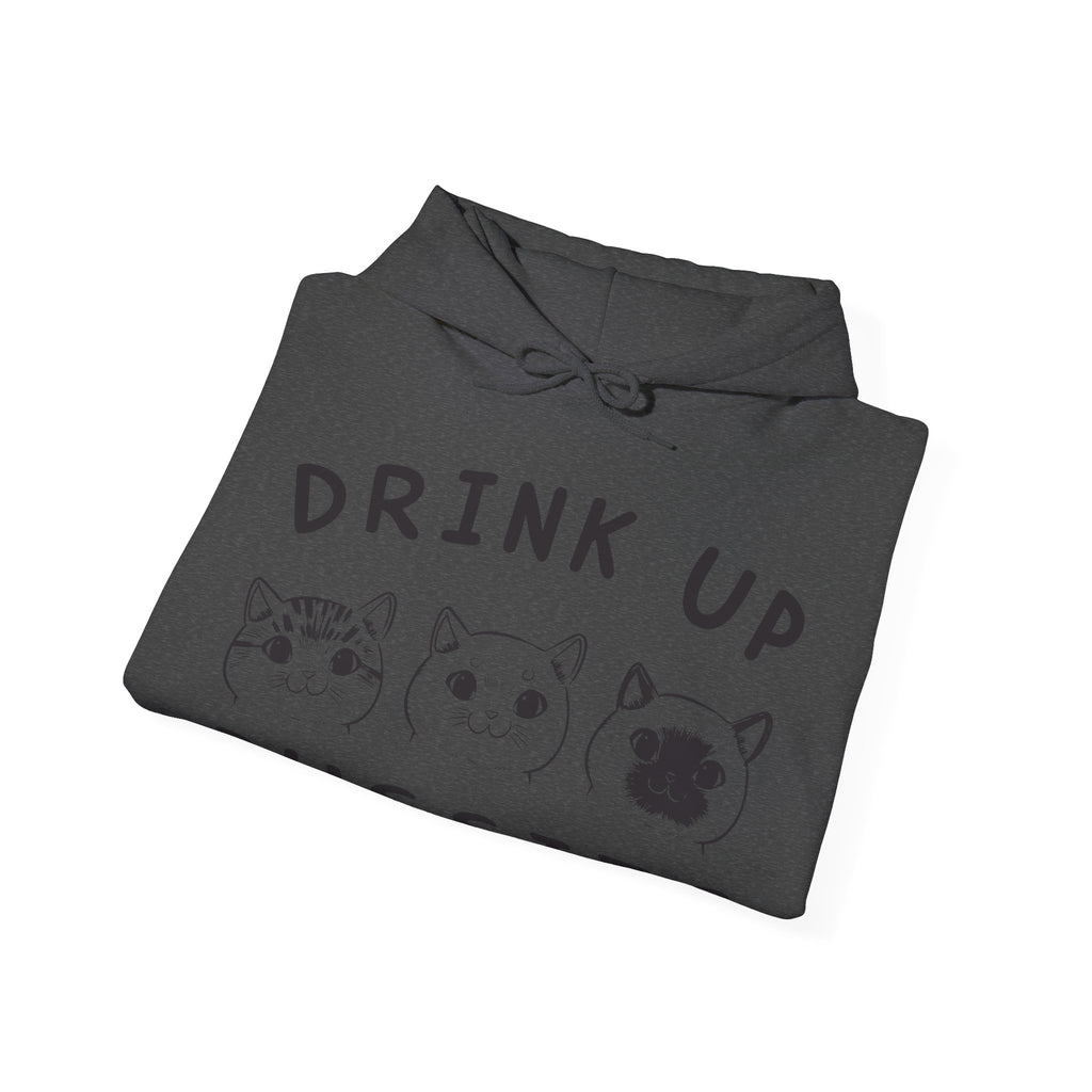 Drink Up Pussies Unisex Heavy Blend Hooded Sweatshirt for Ultimate Comfort and Style