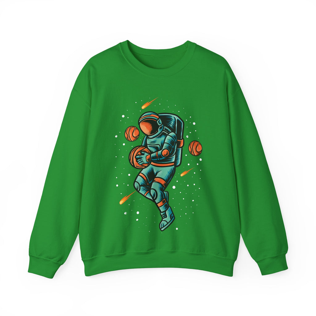 Astronaut Basketball Player Unisex Heavy Blend Crewneck Sweatshirt