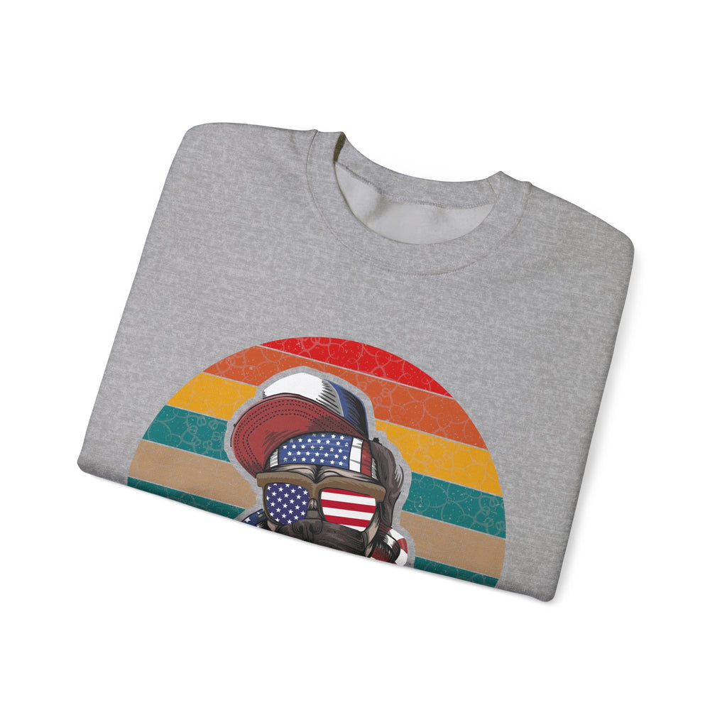 American Pug Unisex Heavy Blend Crewneck Sweatshirt for Ultimate Comfort