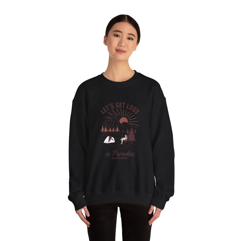 Lets Get Lost In Paradise Unisex Heavy Blend Crewneck Sweatshirt
