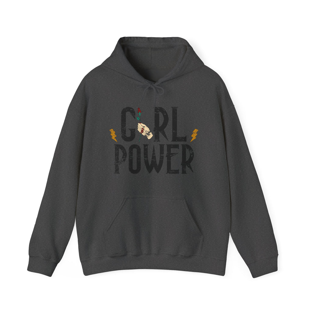 Girls Power Unisex Heavy Blend Hooded Sweatshirt for Ultimate Comfort and Warmth