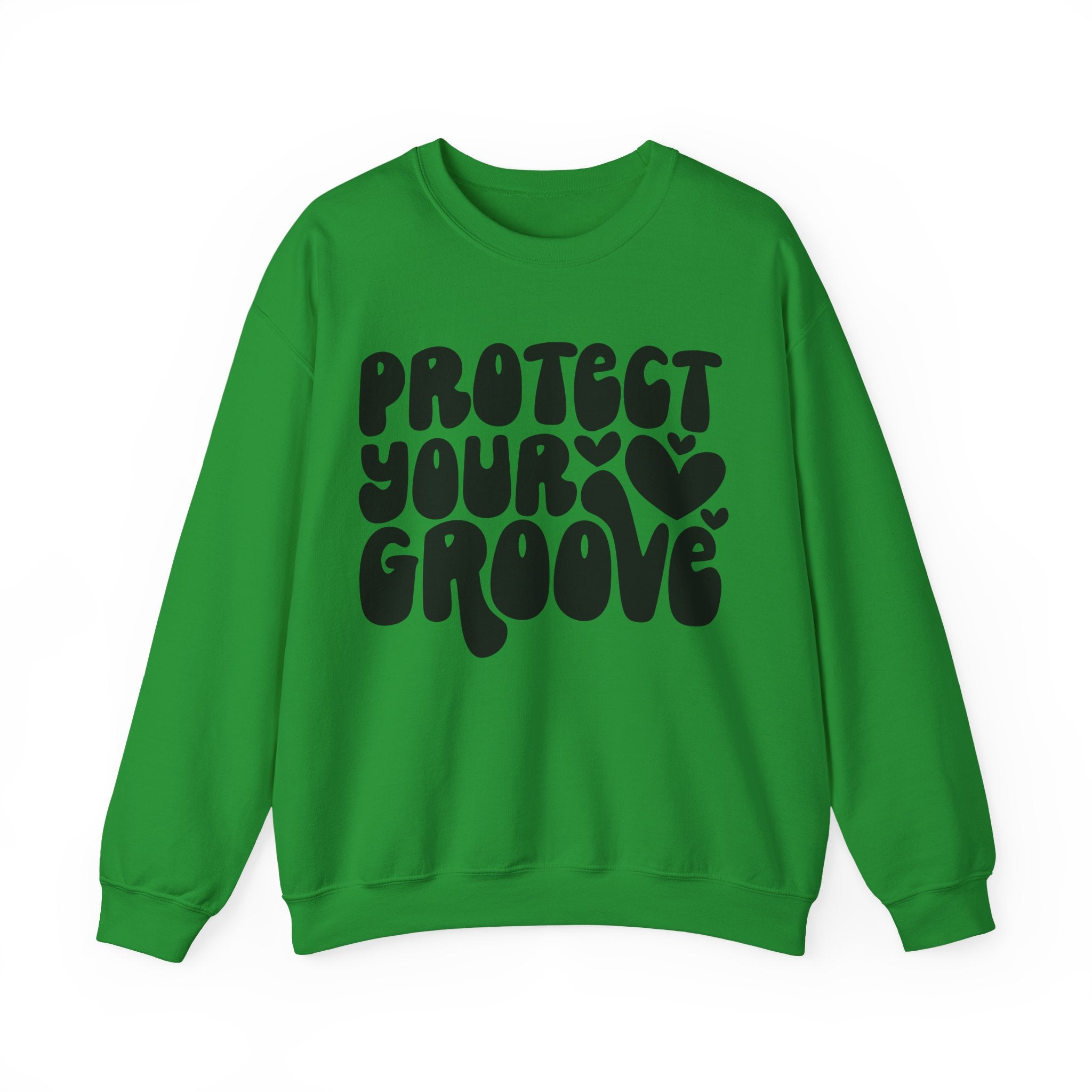 Protect Your Groove Unisex Heavy Blend Crewneck Sweatshirt for Ultimate Comfort