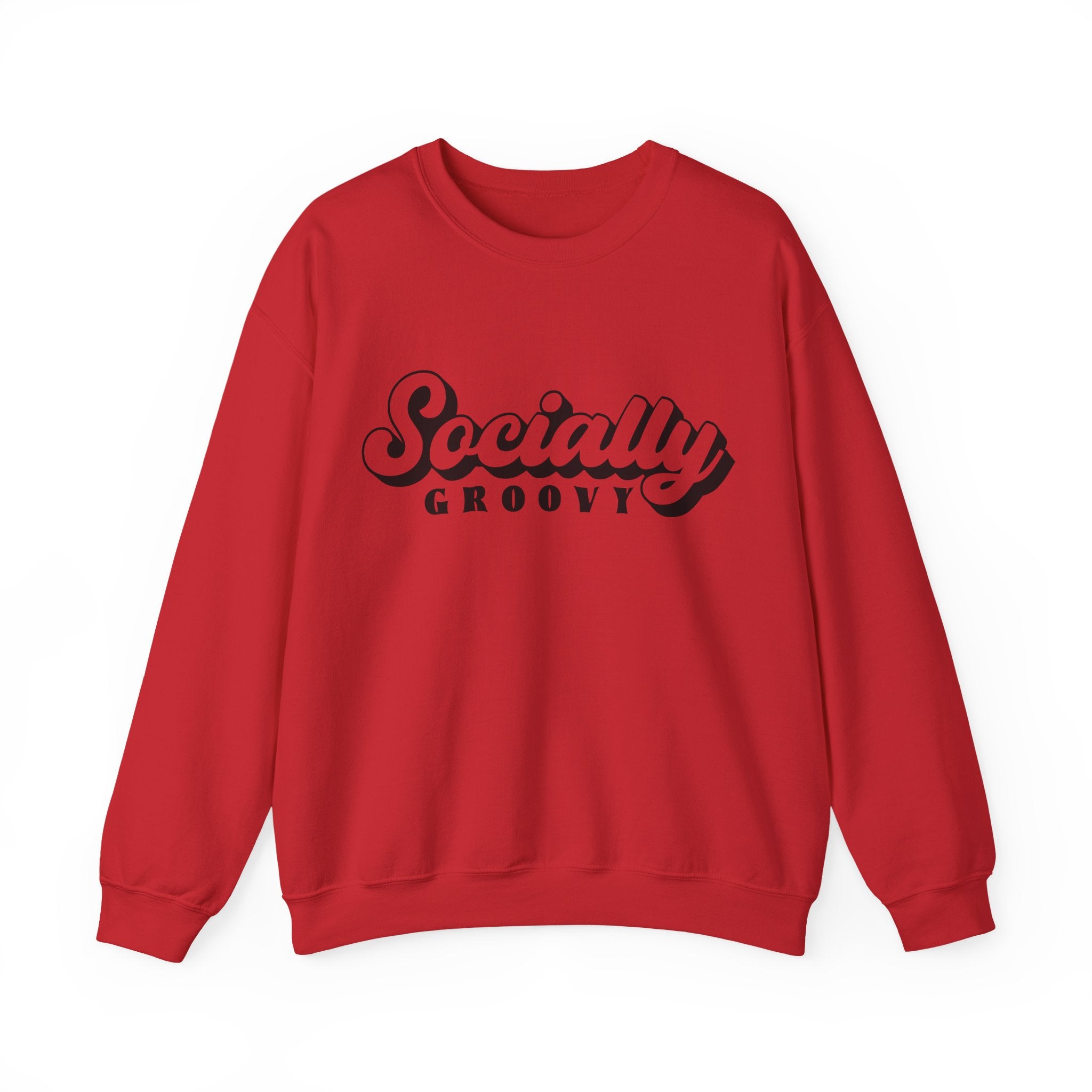 Socially Groovy Unisex Heavy Blend Crewneck Sweatshirt for Ultimate Comfort
