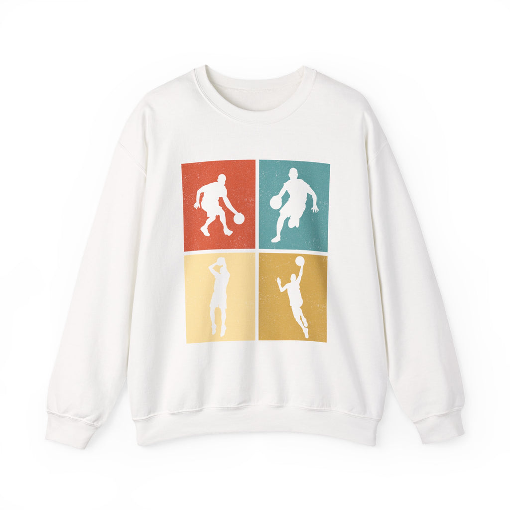 Different Basketball Positions Unisex Heavy Blend Crewneck Sweatshirt