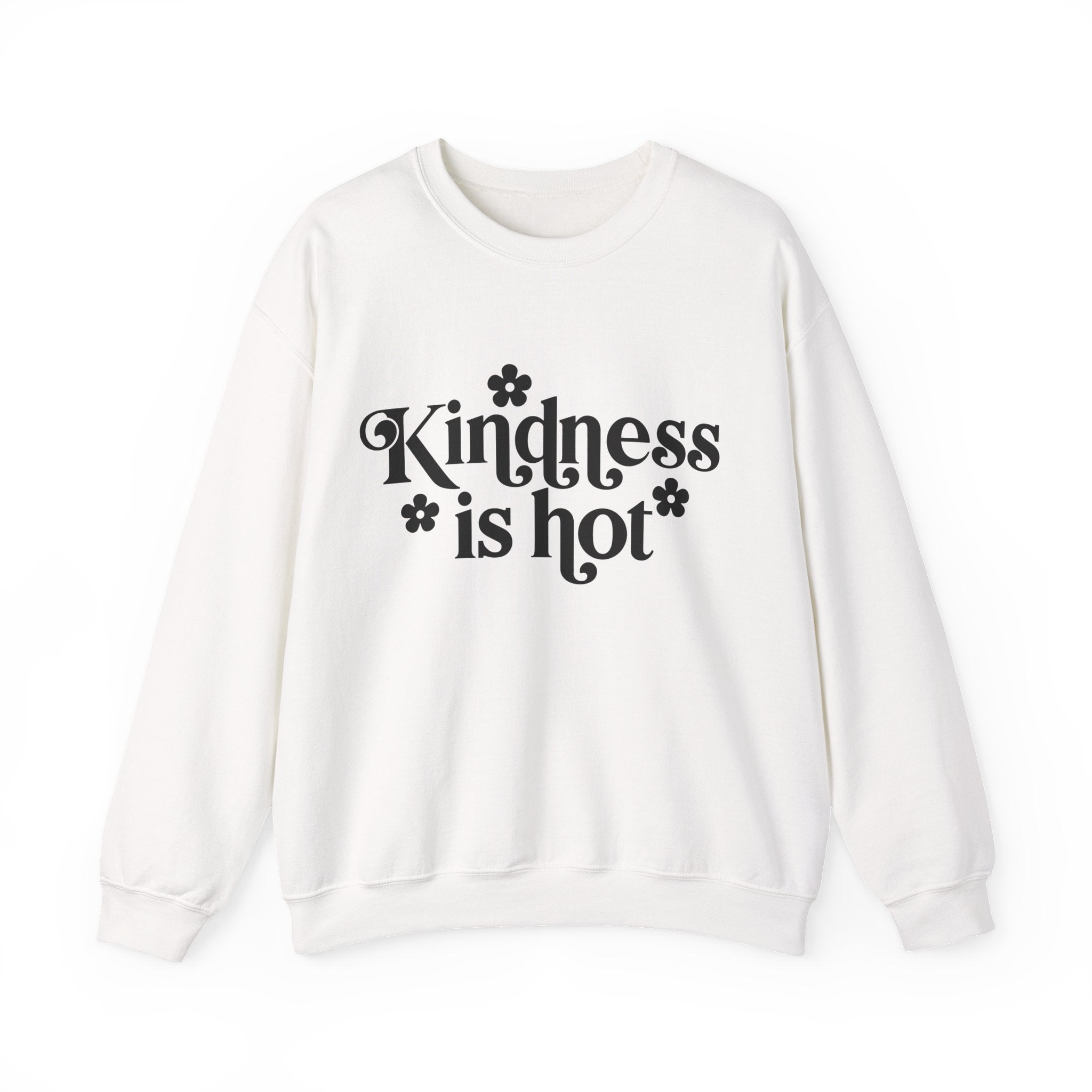 Kindness Is Hot Unisex Heavy Blend Crewneck Sweatshirt for Ultimate Comfort