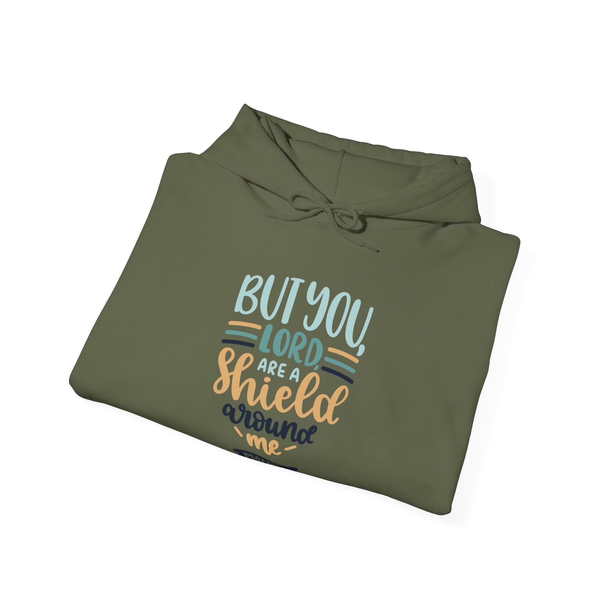 But You Lord Are A Shield Around Me Psalms 3 3 Unisex Heavy Blend Hooded Sweatshirt