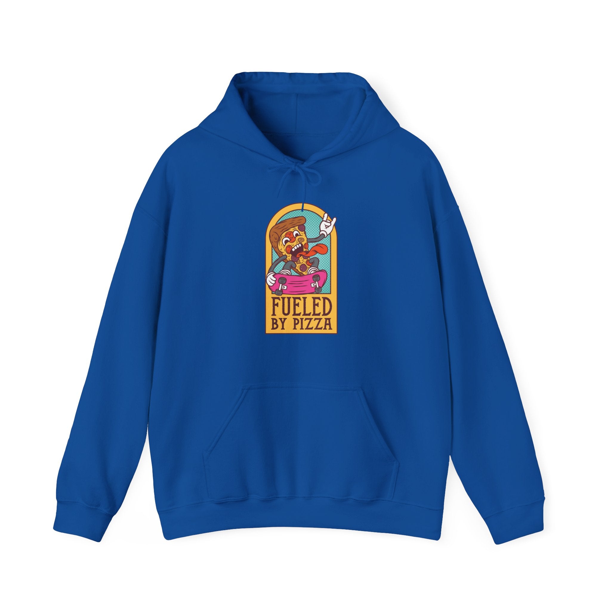 Fueled By Pizza Unisex Heavy Blend Hooded Sweatshirt for Ultimate Comfort