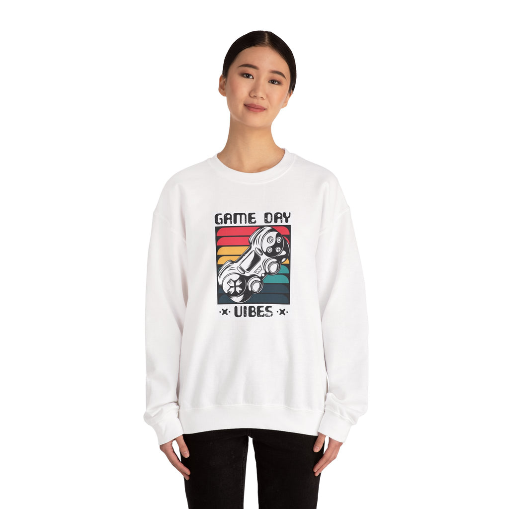 Game Day Vibes Unisex Heavy Blend Crewneck Sweatshirt