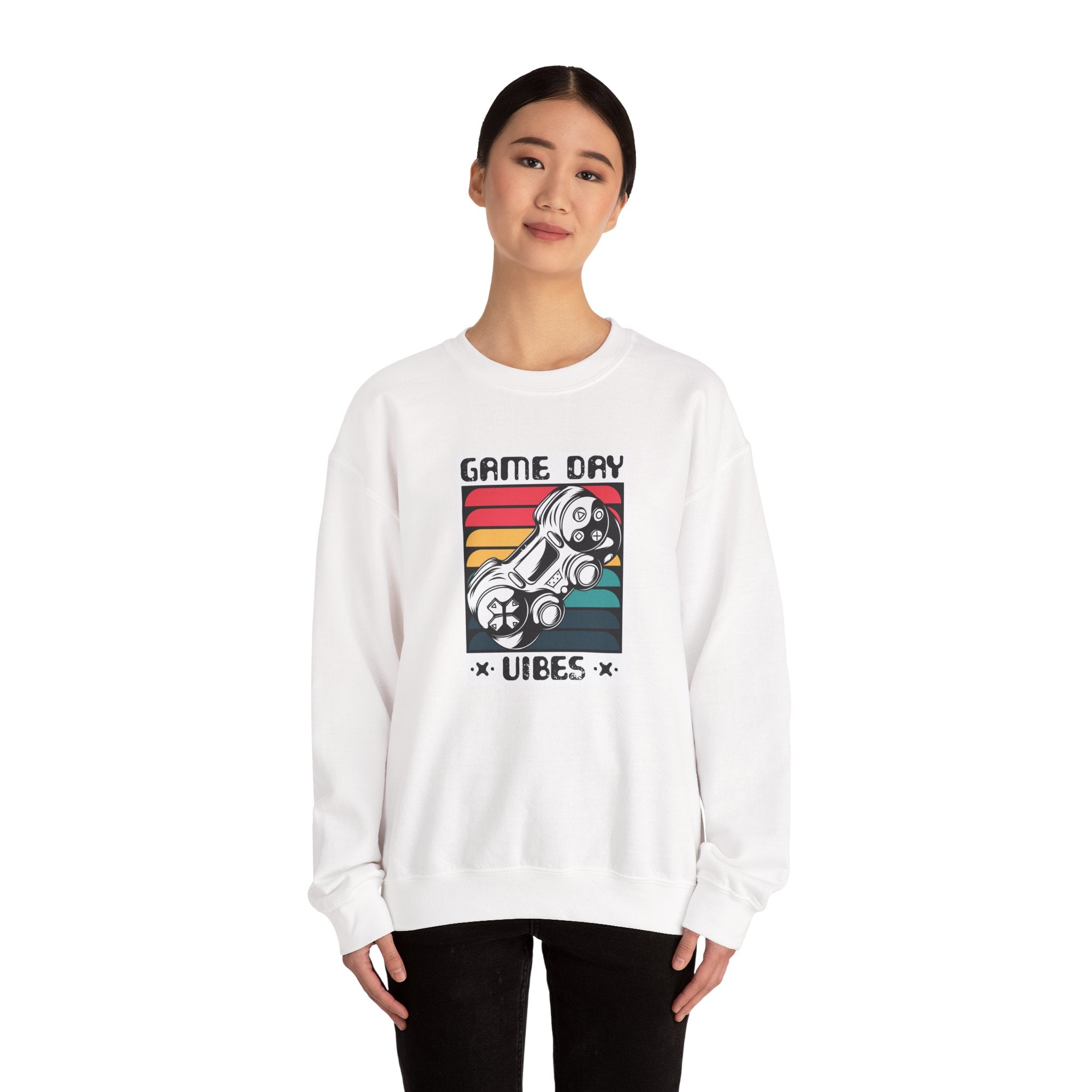 Game Day Vibes Unisex Heavy Blend Crewneck Sweatshirt