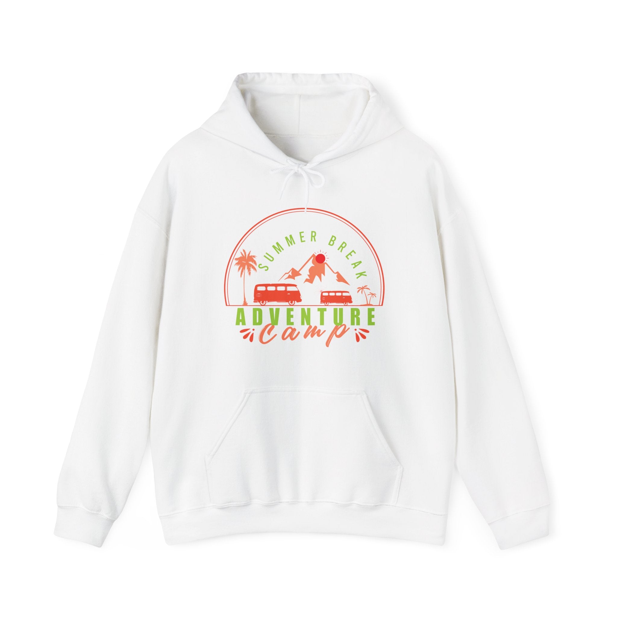 Summer Break Adventure Camp Unisex Heavy Blend Hooded Sweatshirt